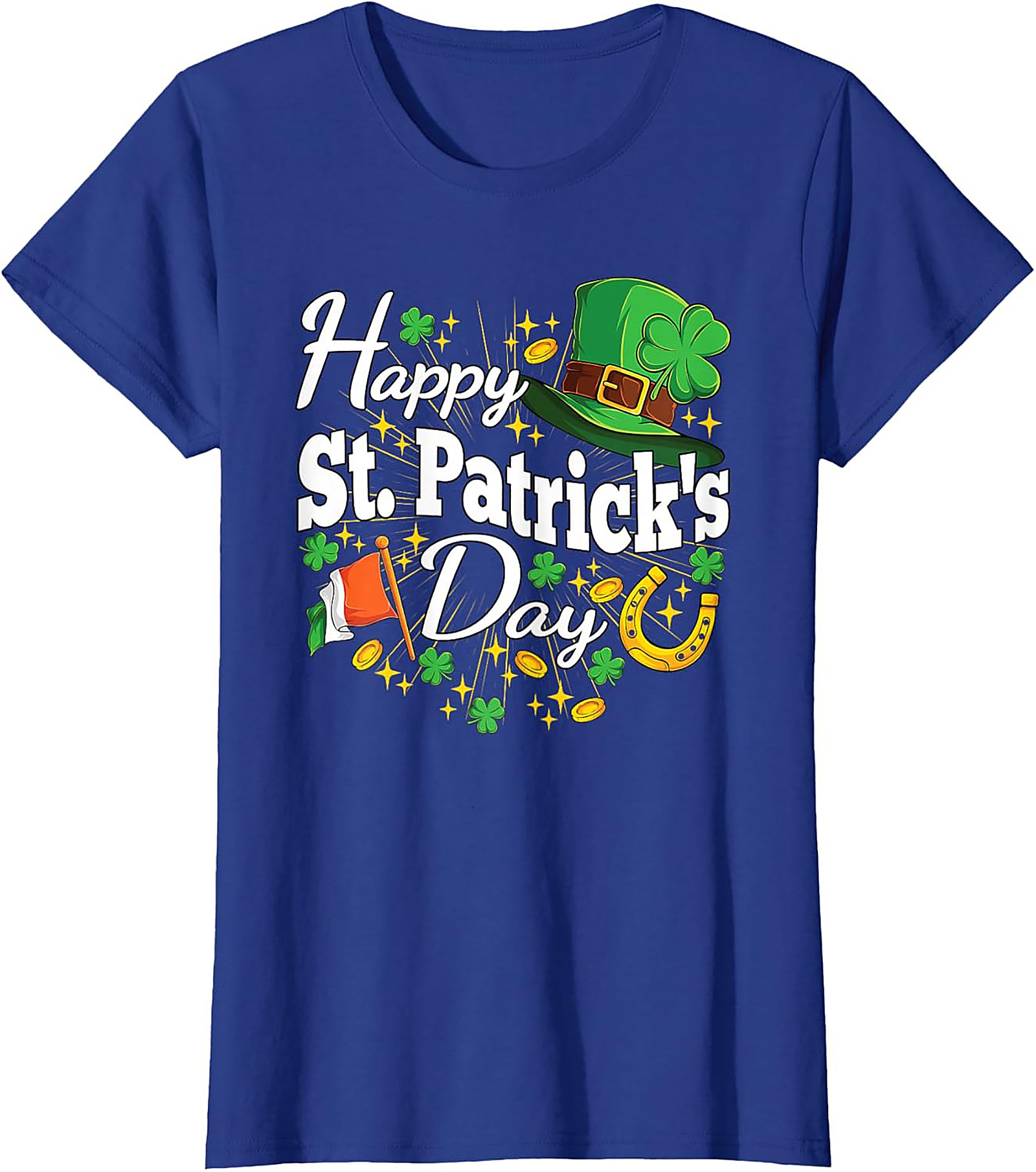Happy St. Patrick's Day Graphic Tee - Lucky Shamrock Shirt