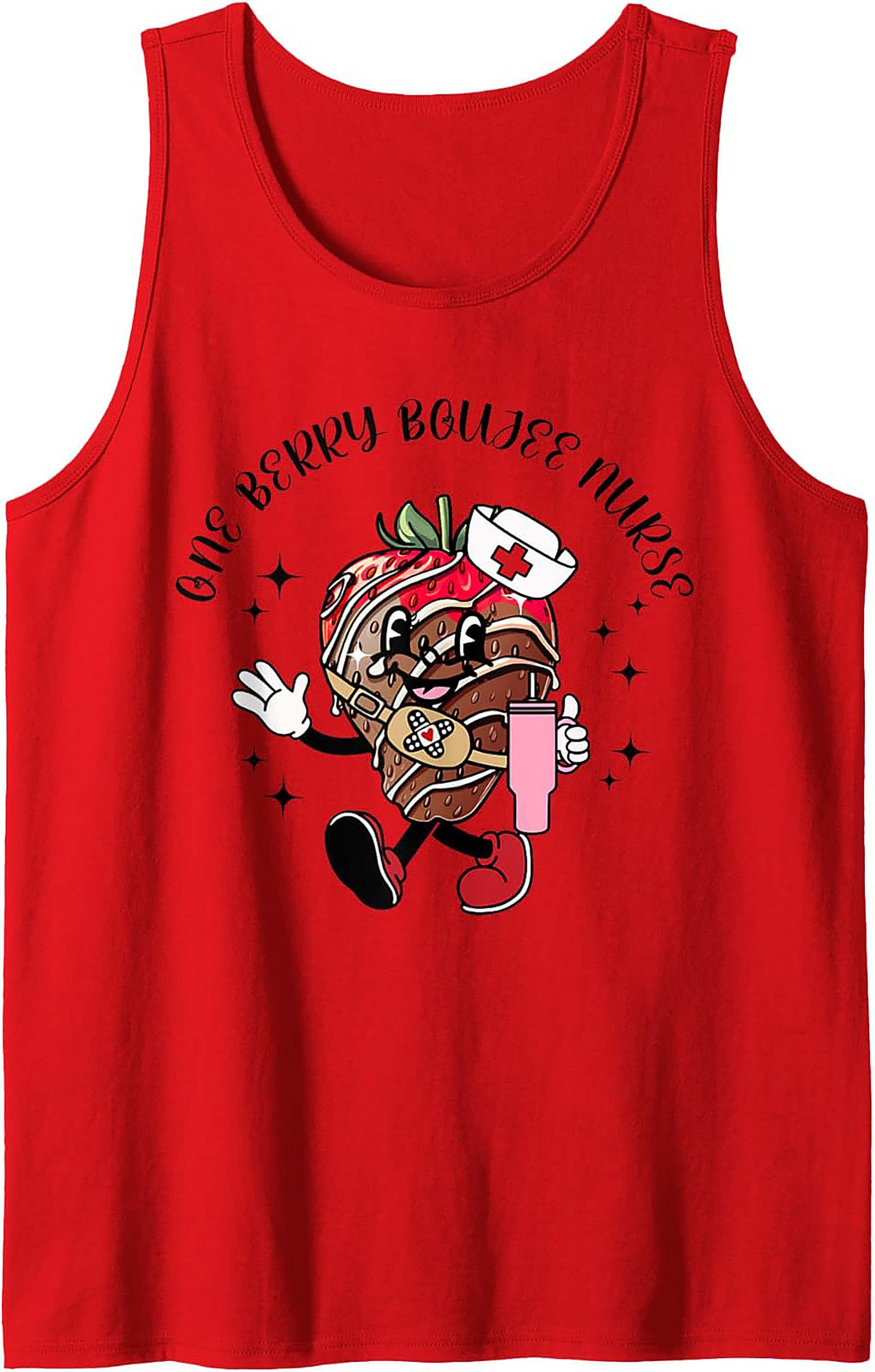 One Berry Boujee Nurse Tank Top Funny Nursing Gift