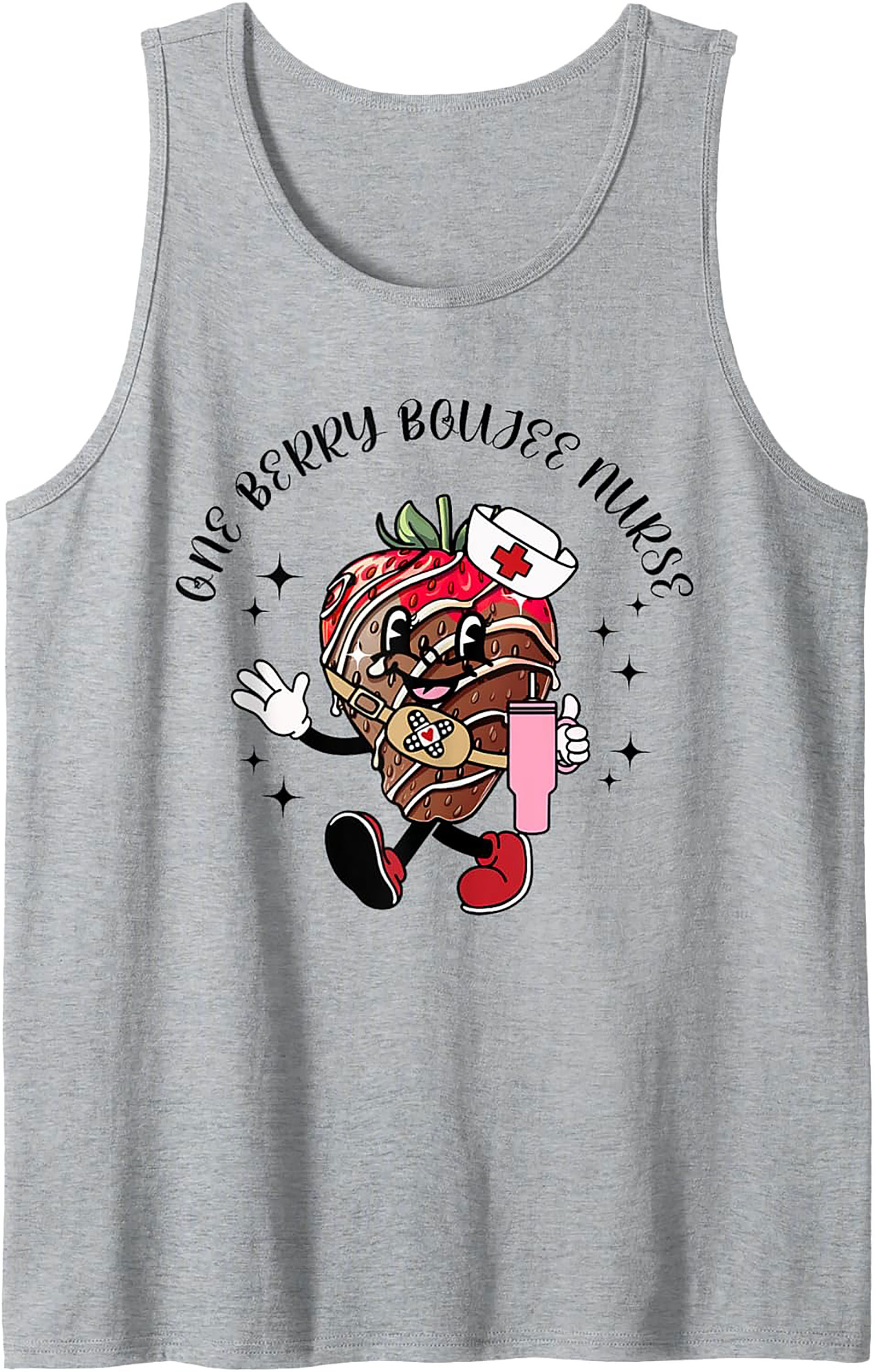 One Berry Boujee Nurse Tank Top Funny Nursing Gift
