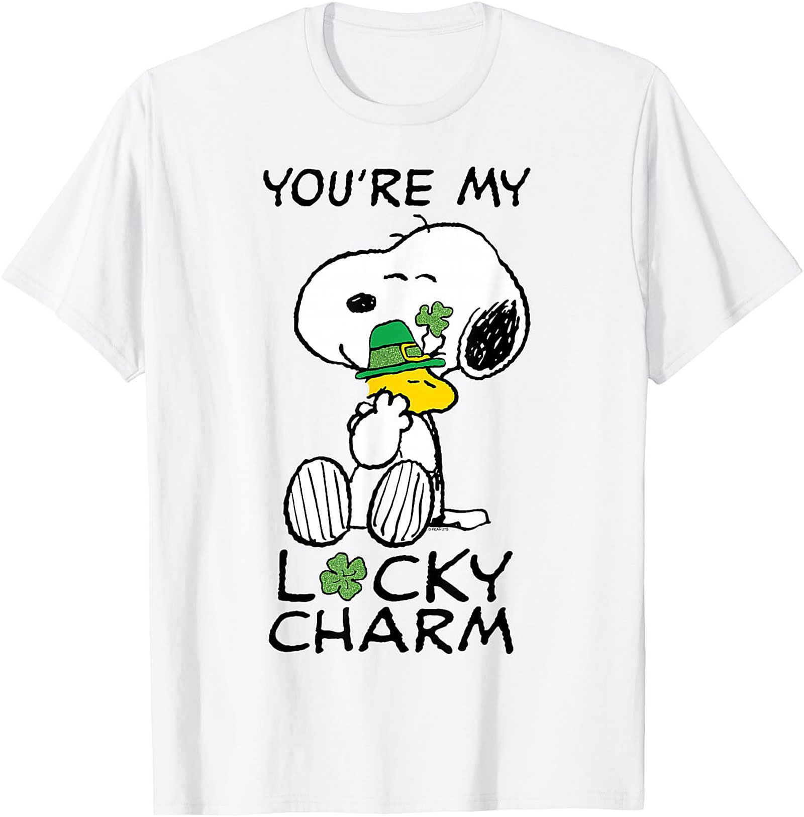 Snoopy St. Patrick's Day T-shirt | Lucky Charm Graphic Tee