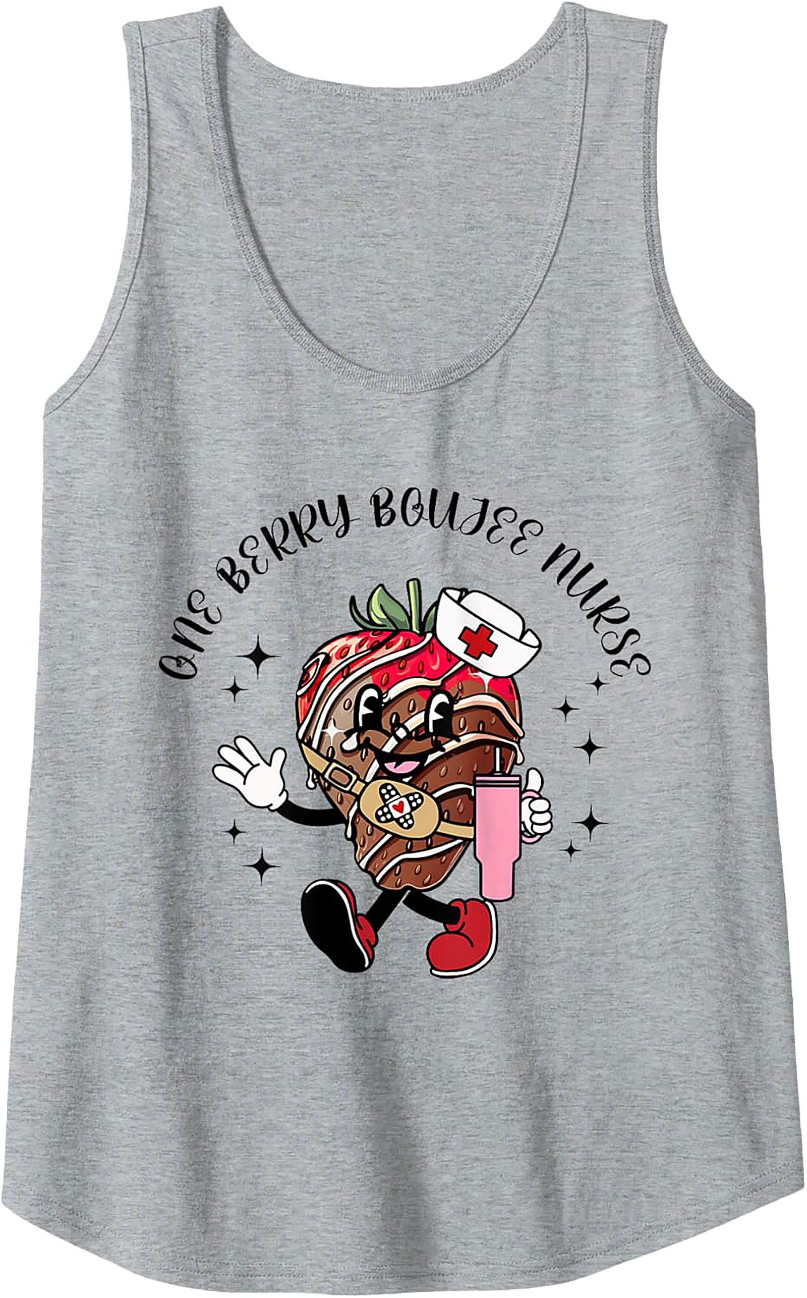 One Berry Boujee Nurse Tank Top Funny Nursing Gift