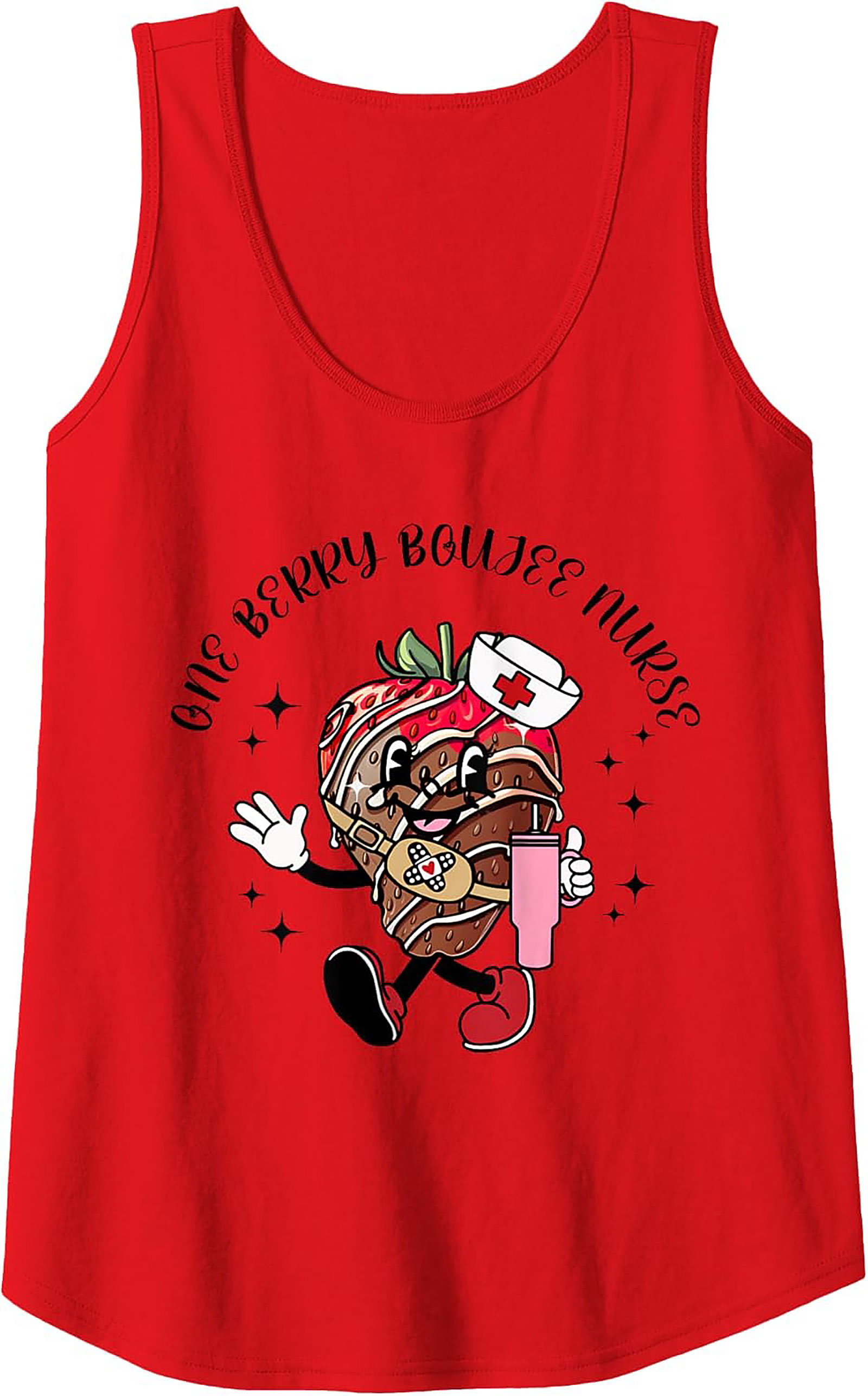 One Berry Boujee Nurse Tank Top Funny Nursing Gift