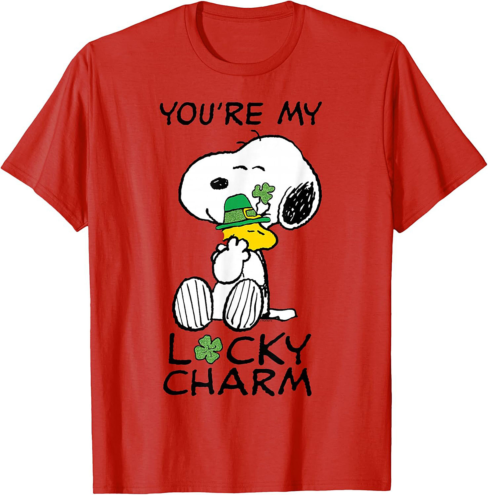 Snoopy St. Patrick's Day T-shirt | Lucky Charm Graphic Tee