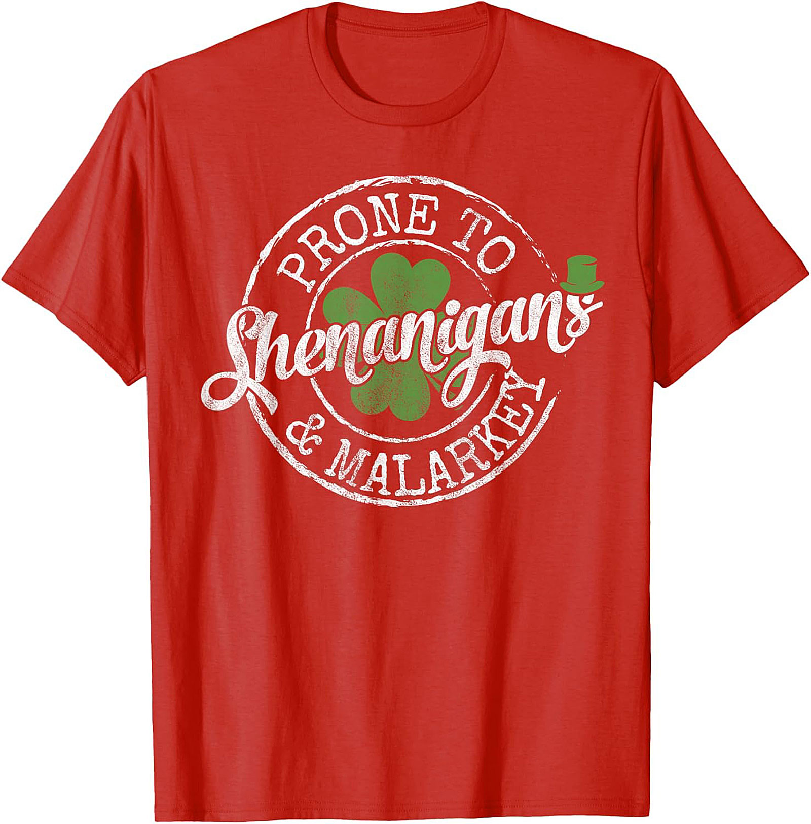 Prone to Shenanigans T-Shirt | Funny St. Patrick’s Day Tee