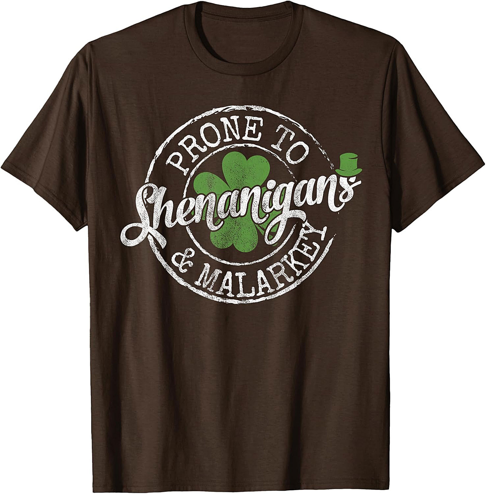 Prone to Shenanigans T-Shirt | Funny St. Patrick’s Day Tee