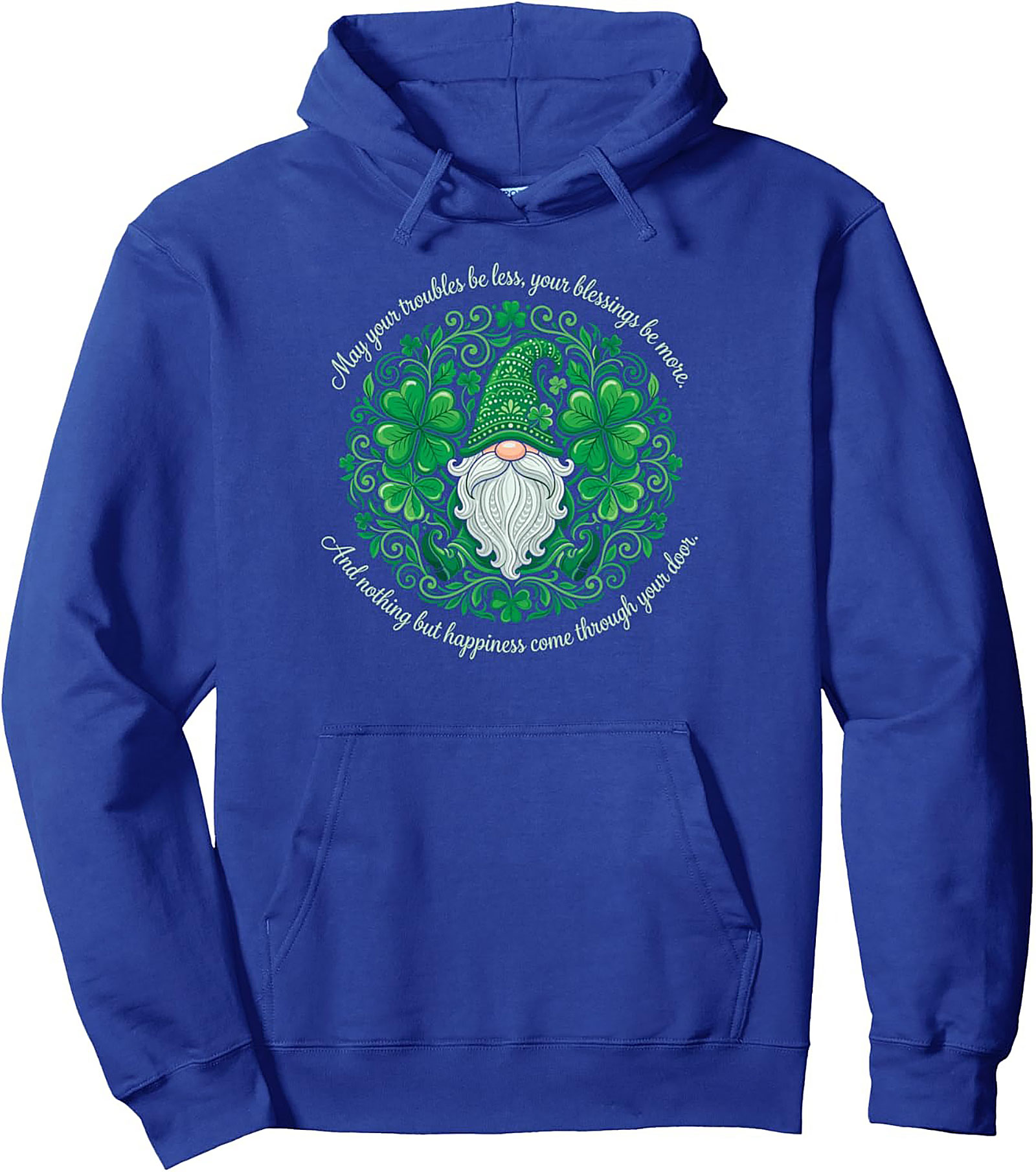 Irish Blessing Gnome Hoodie | St. Patrick's Day Pullover