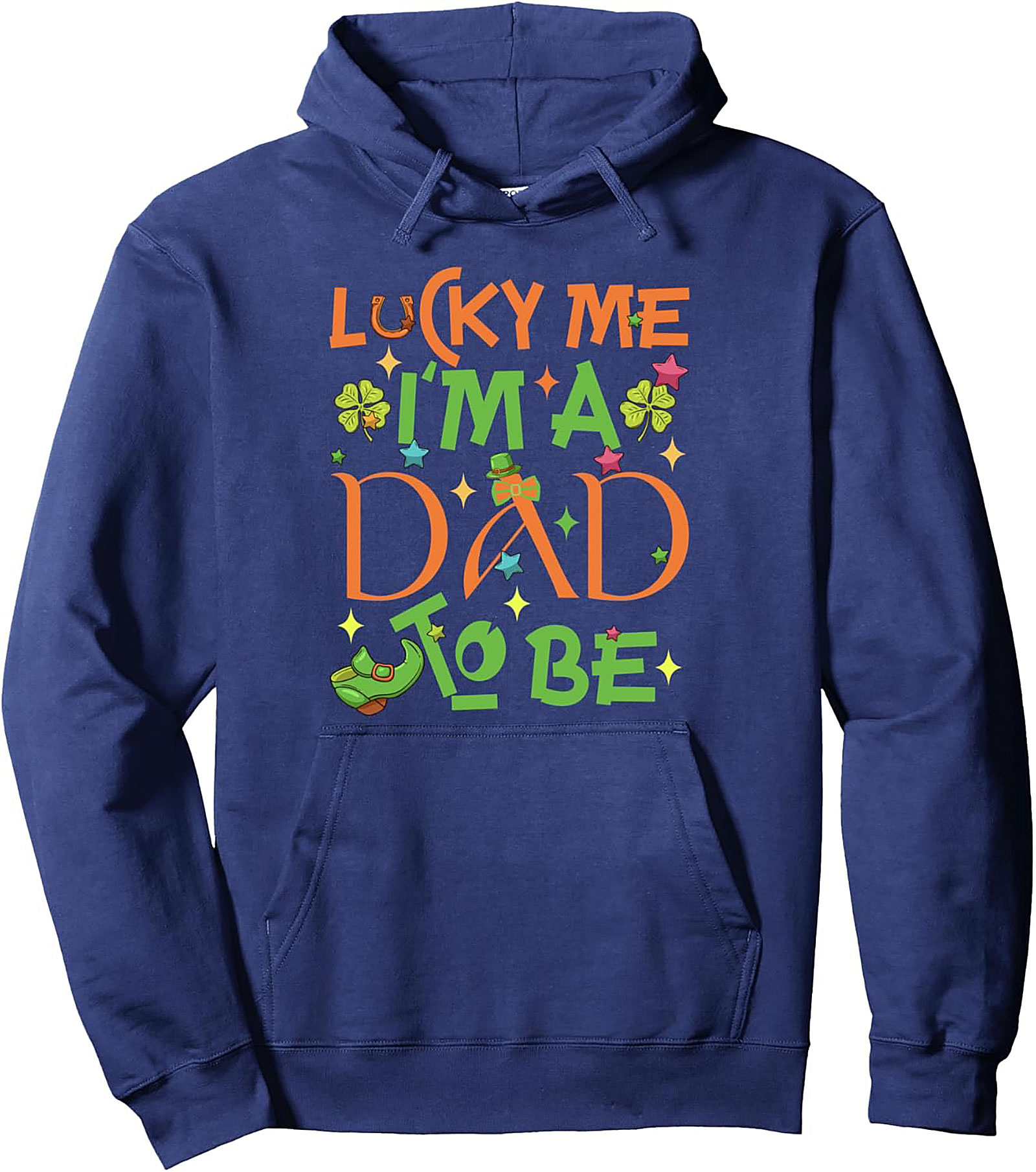 Lucky Me I'm A Dad To Be Hoodie | St. Patrick's Day Gift