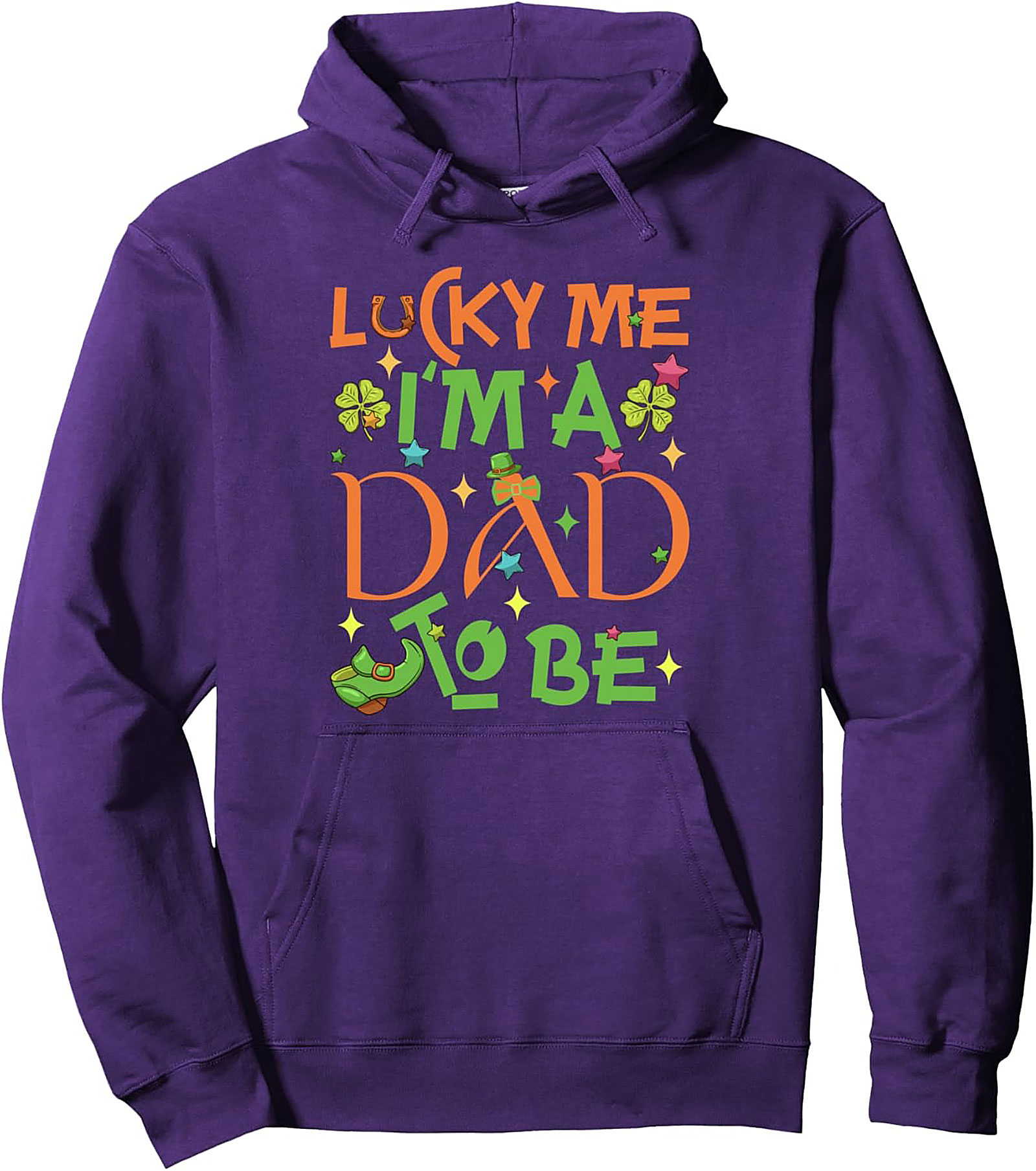 Lucky Me I'm A Dad To Be Hoodie | St. Patrick's Day Gift
