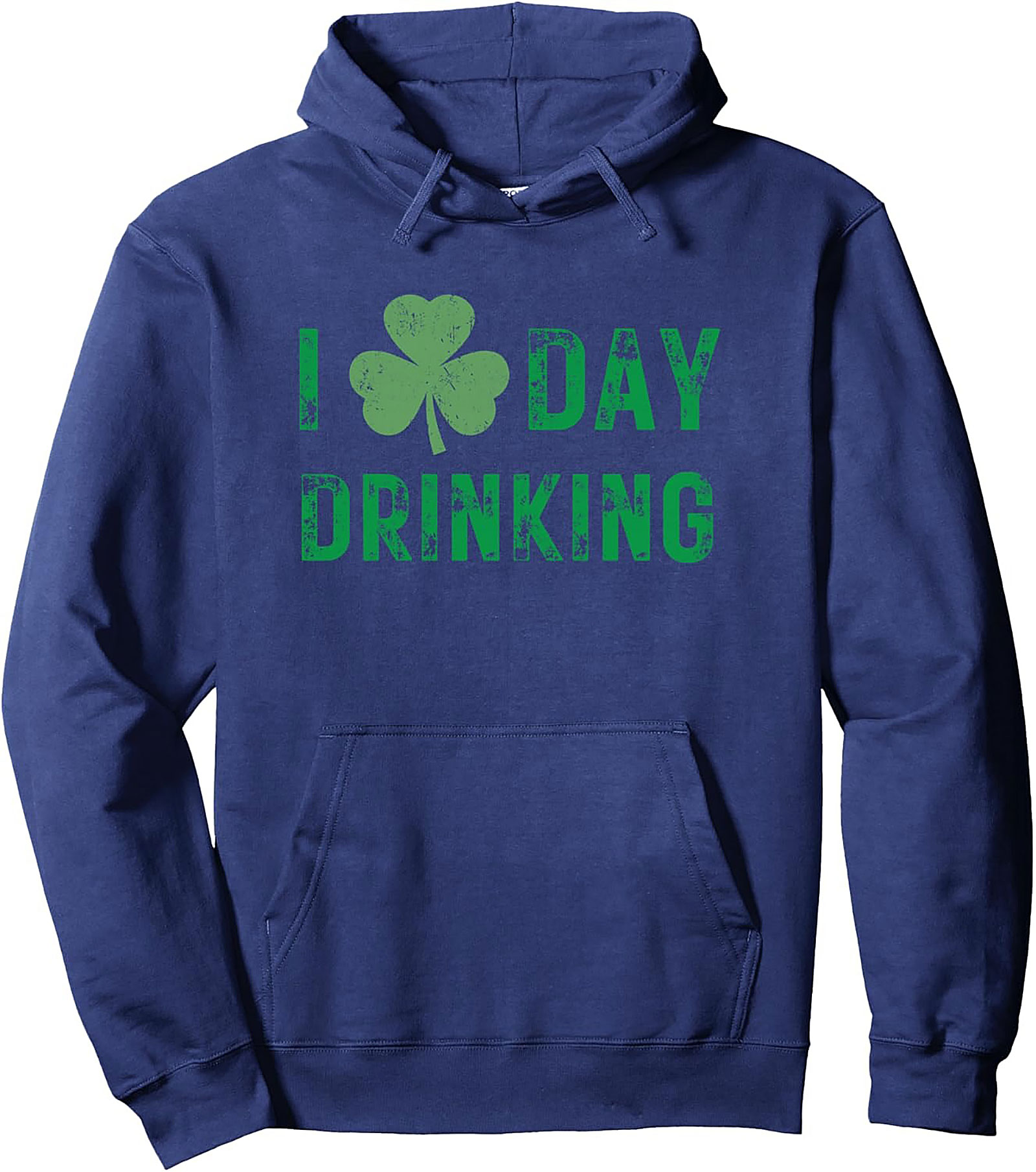 St. Patrick’s Day Day Drinking Pullover Hoodie | Funny Shamrock
