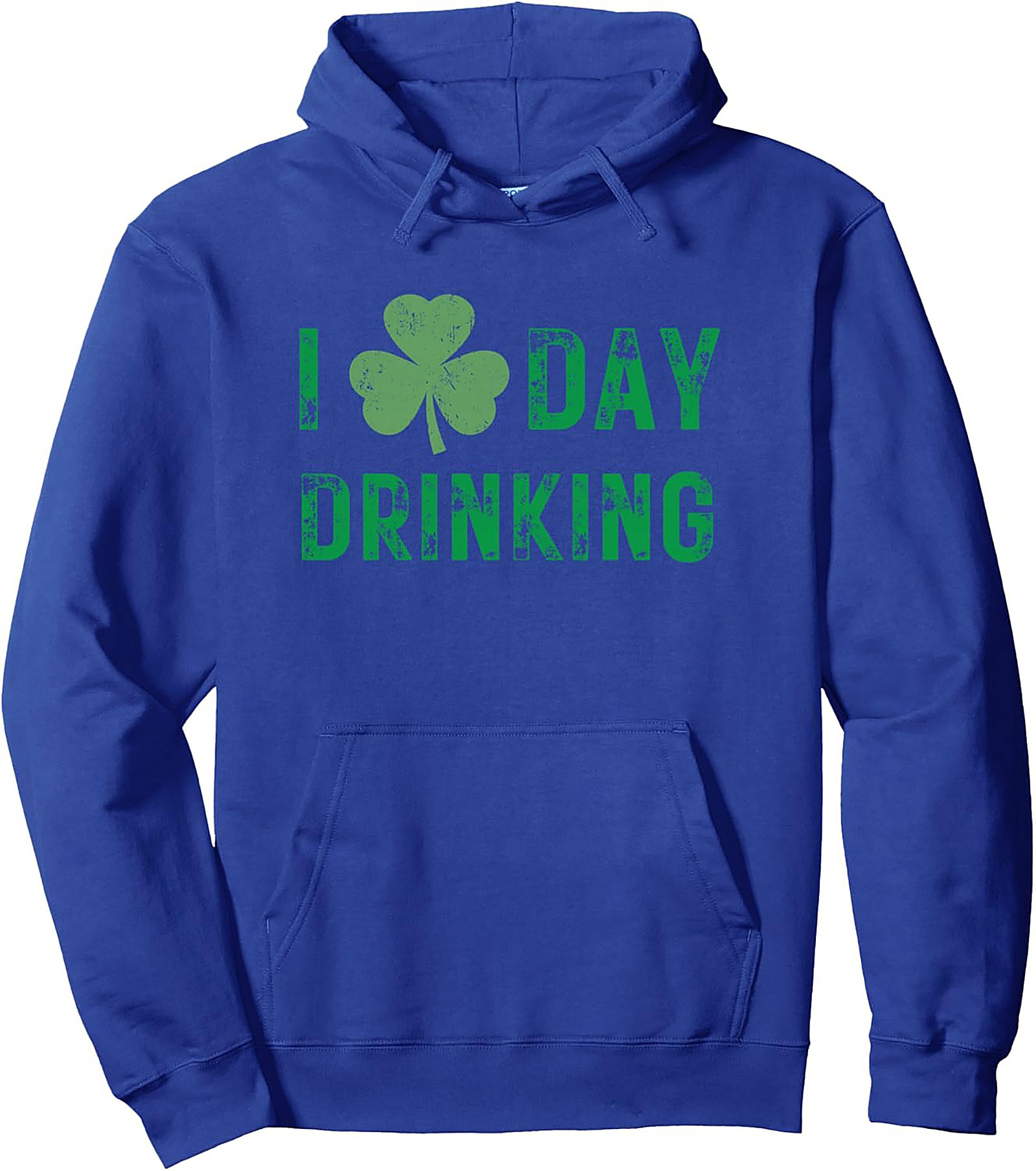 St. Patrick’s Day Day Drinking Pullover Hoodie | Funny Shamrock