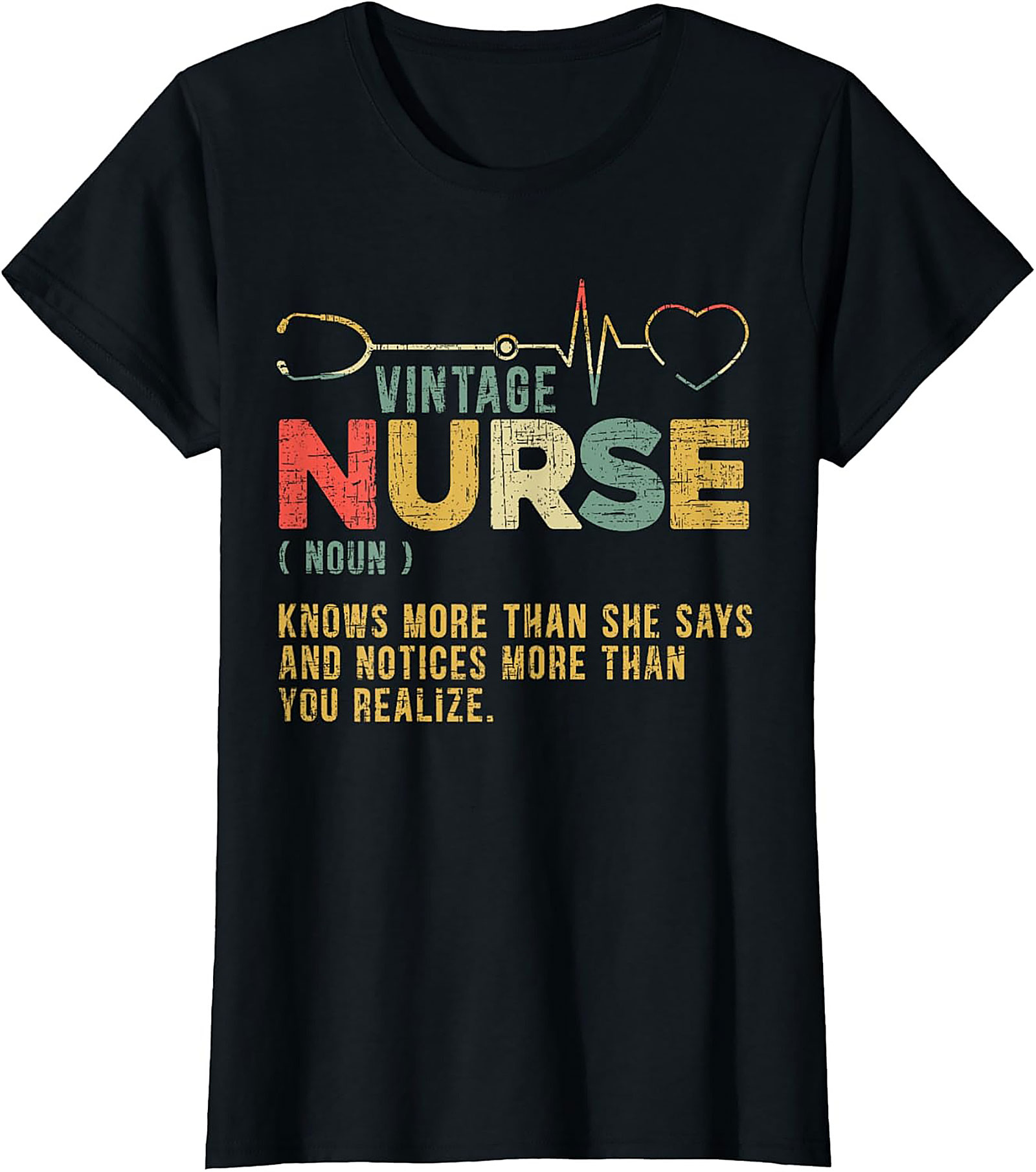  Vintage Nurse T-Shirt | Funny Gift for Experienced Nurses