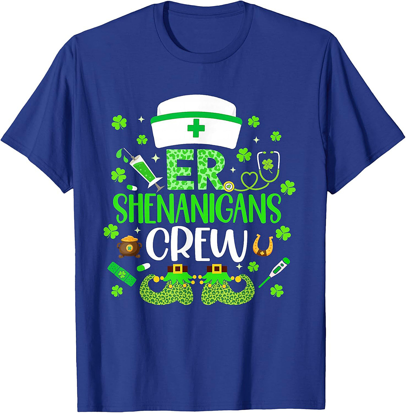  ER Shenanigans Crew St. Patrick's Day T-Shirt Nurse Tee