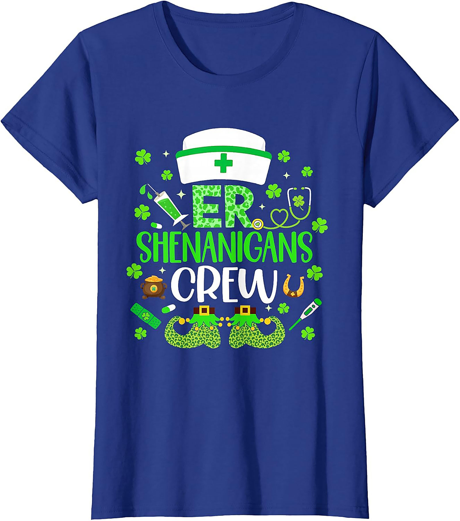  ER Shenanigans Crew St. Patrick's Day T-Shirt Nurse Tee