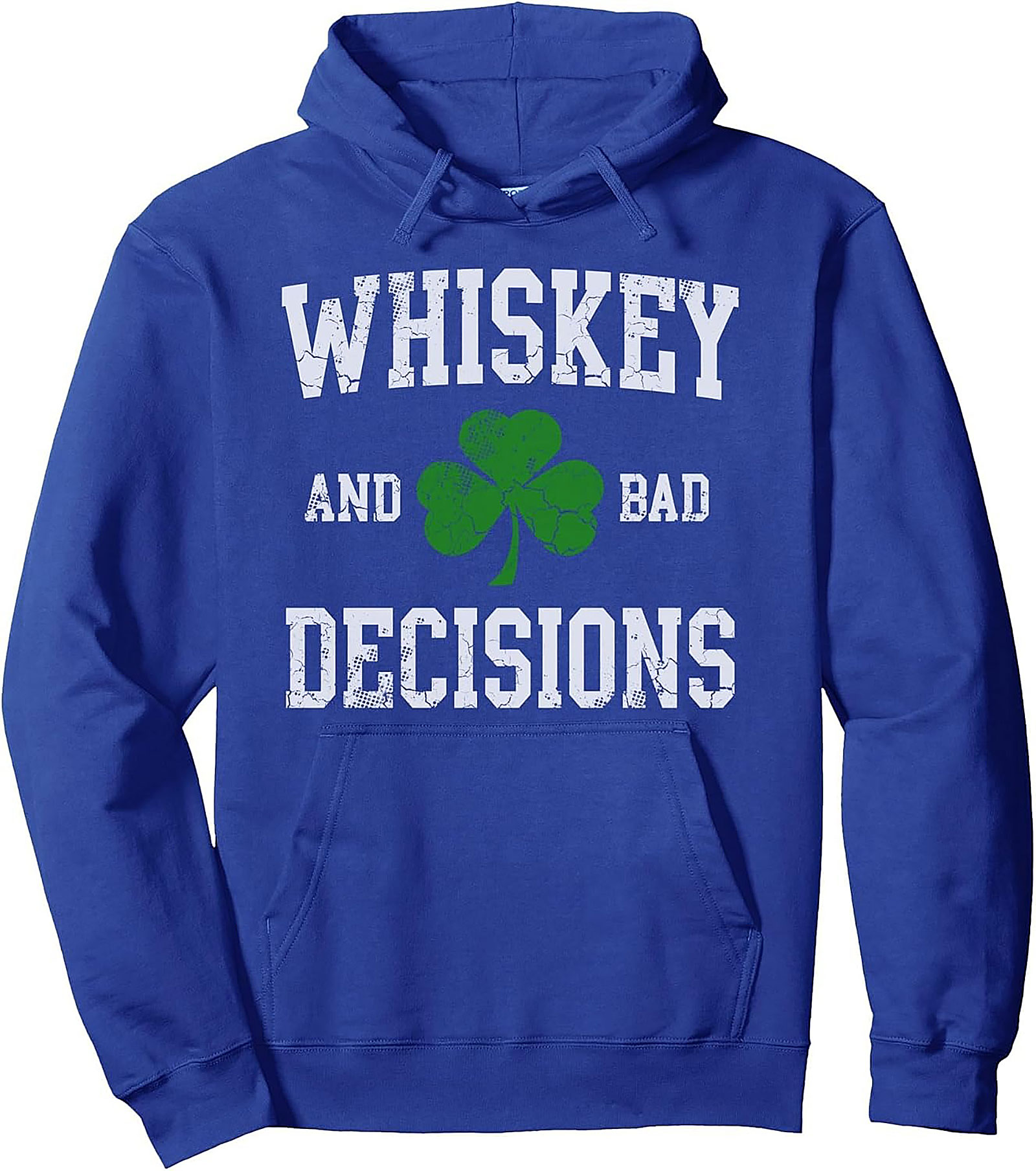 Whiskey and Bad Decisions St. Patrick's Day Hoodie | Funny Gift