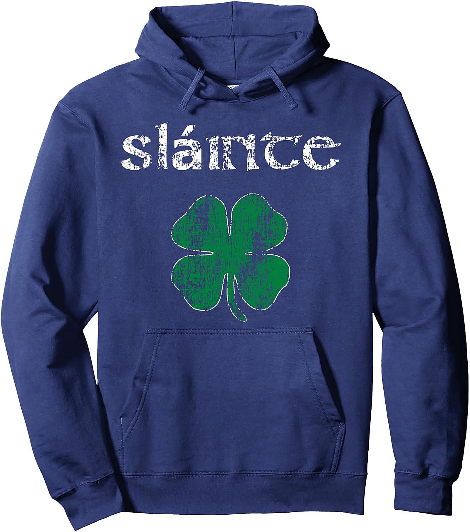 Sláinte Irish Shamrock Hoodie | Cozy Unisex Pullover
