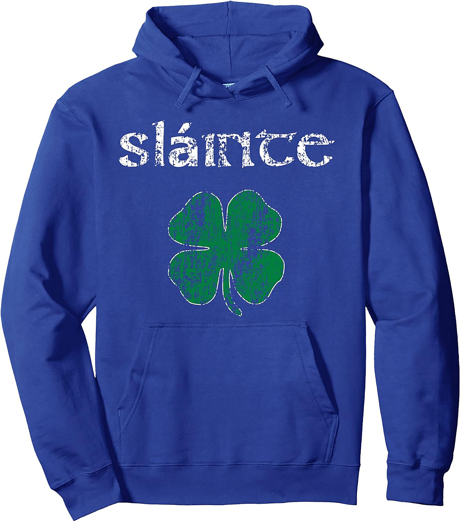 Sláinte Irish Shamrock Hoodie | Cozy Unisex Pullover