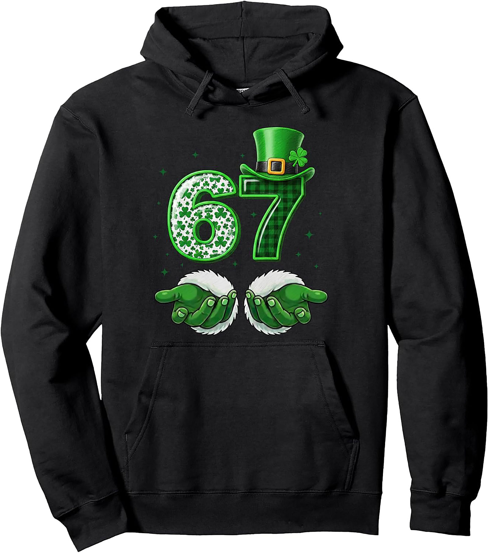 Lucky 67 St. Patrick's Day Hoodie | 67th Birthday Irish Pullover