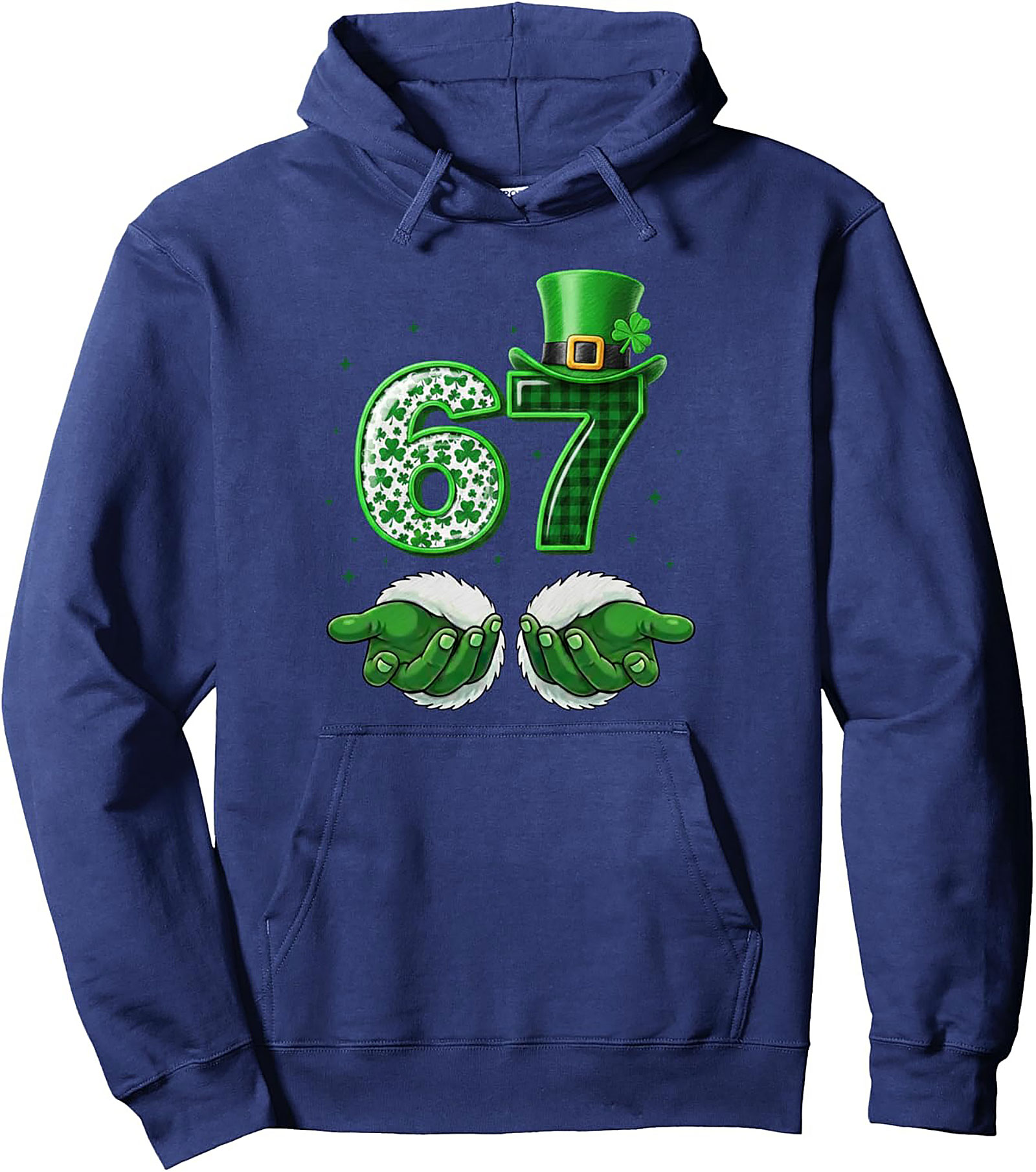 Lucky 67 St. Patrick's Day Hoodie | 67th Birthday Irish Pullover