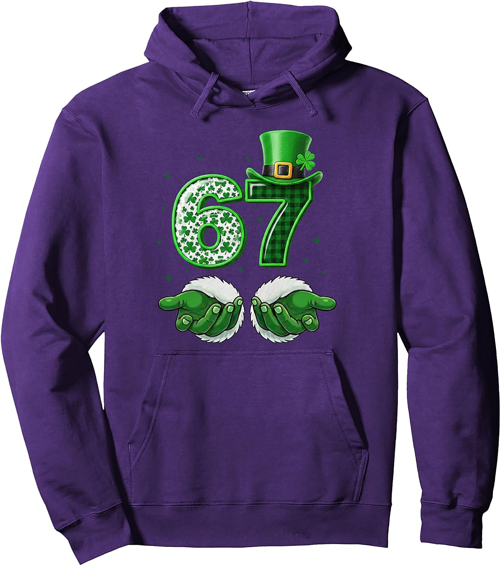 Lucky 67 St. Patrick's Day Hoodie | 67th Birthday Irish Pullover