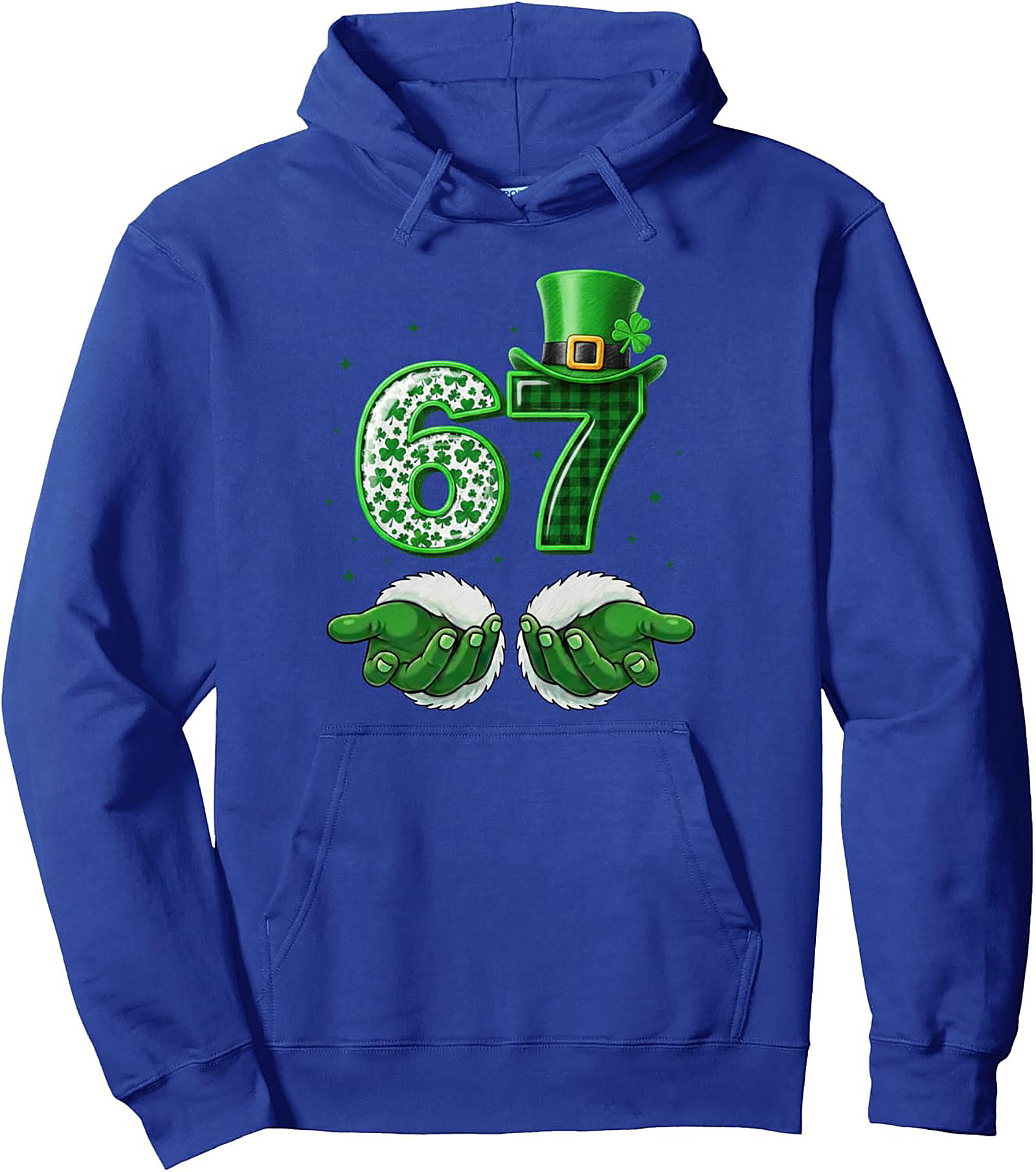 Lucky 67 St. Patrick's Day Hoodie | 67th Birthday Irish Pullover