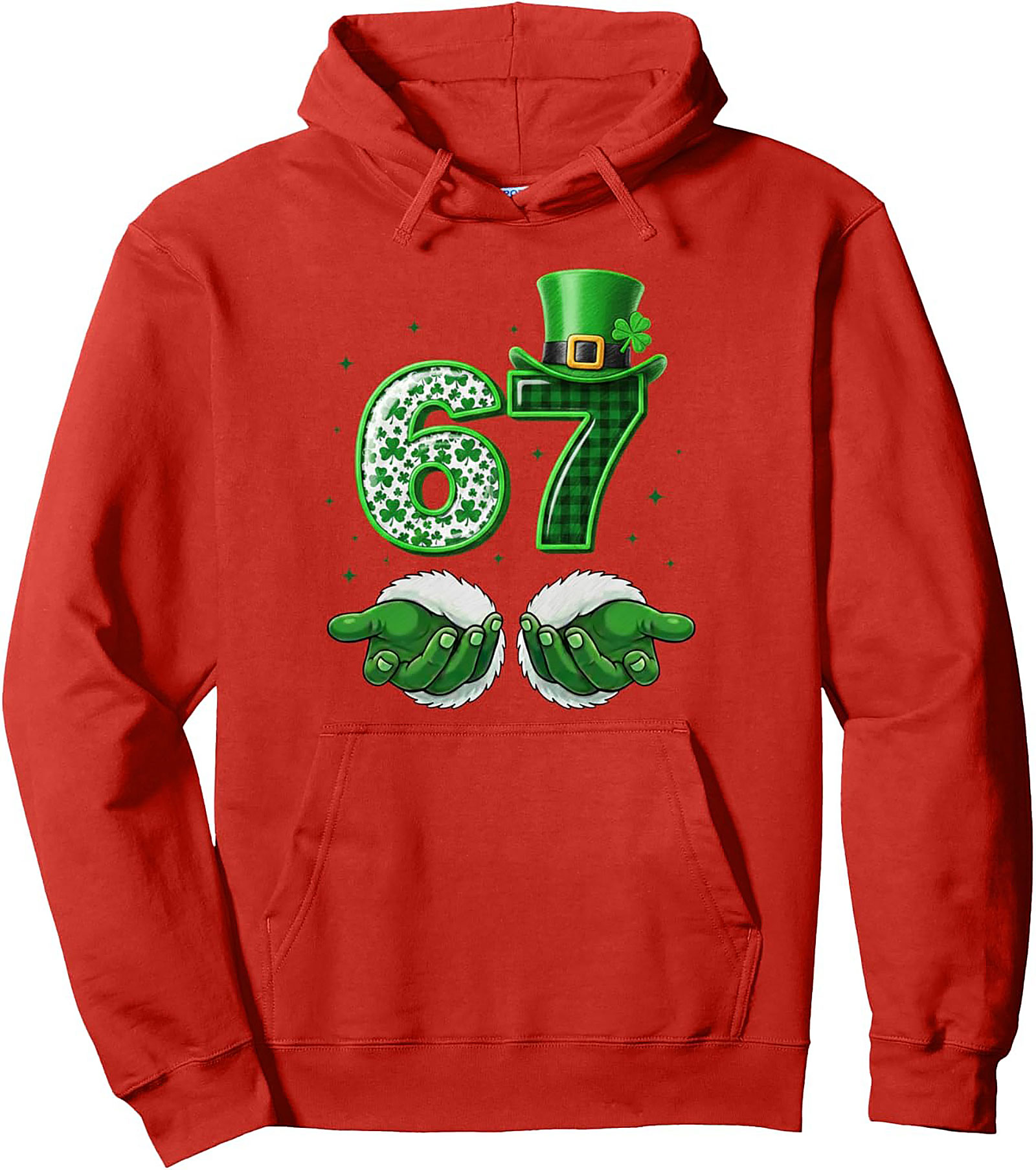 Lucky 67 St. Patrick's Day Hoodie | 67th Birthday Irish Pullover