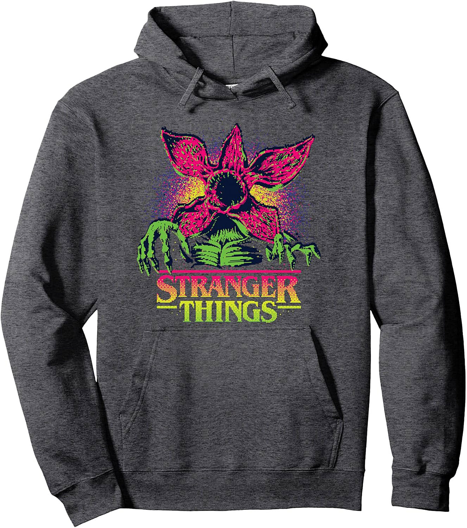Stranger Things Demogorgon Neon Graphic Hoodie