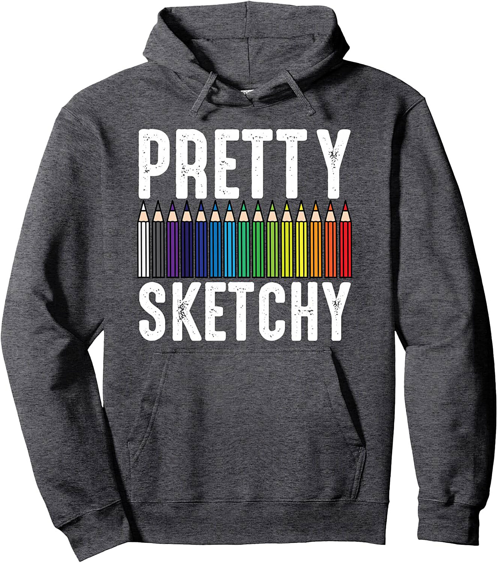 Pretty Sketchy Artist Graphic Hoodie