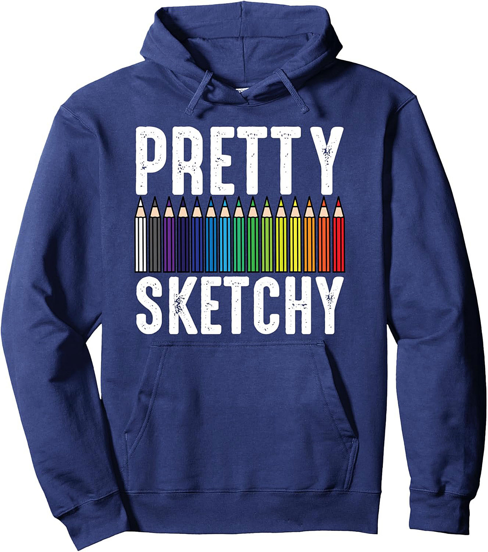 Pretty Sketchy Artist Graphic Hoodie