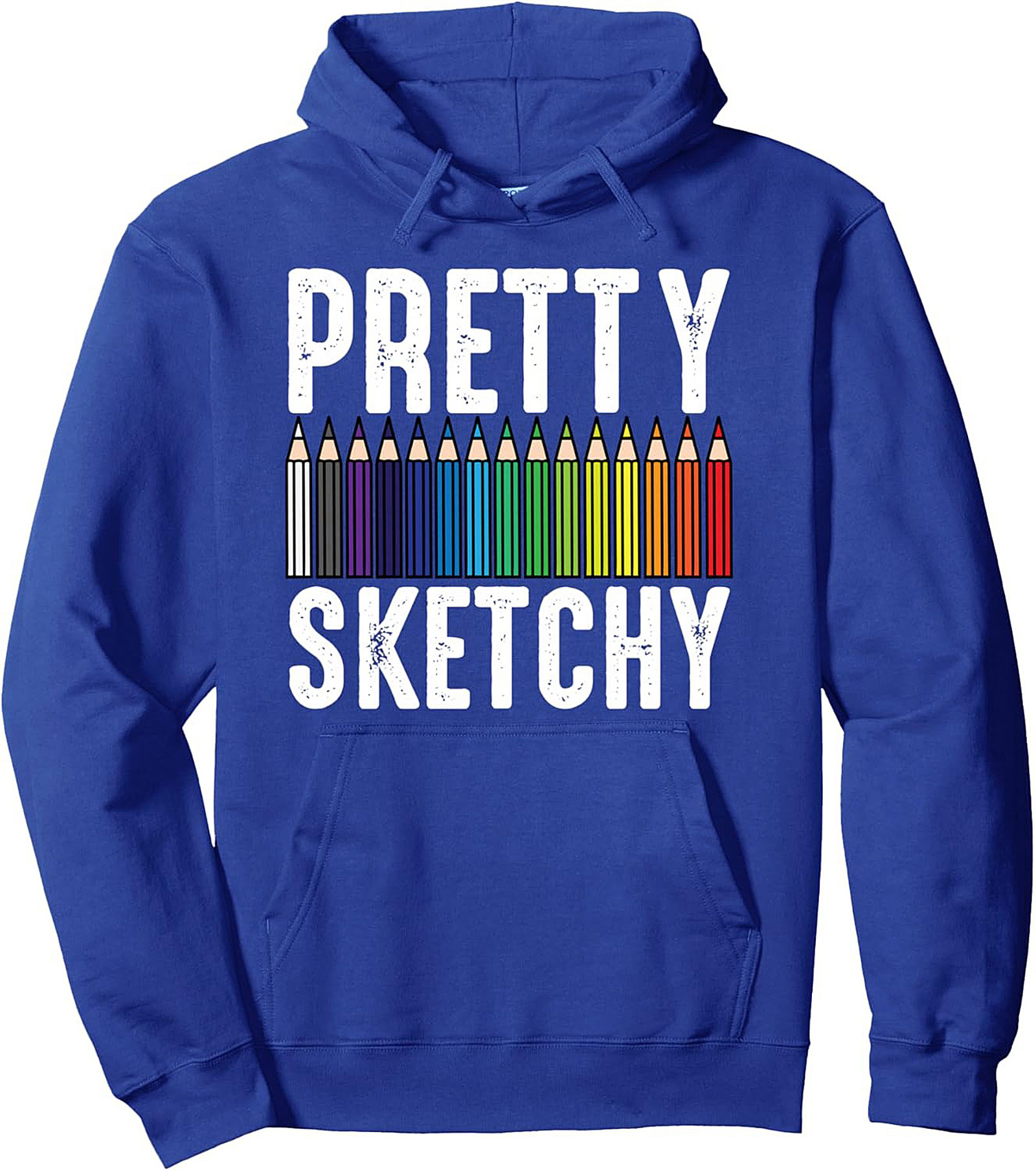 Pretty Sketchy Artist Graphic Hoodie
