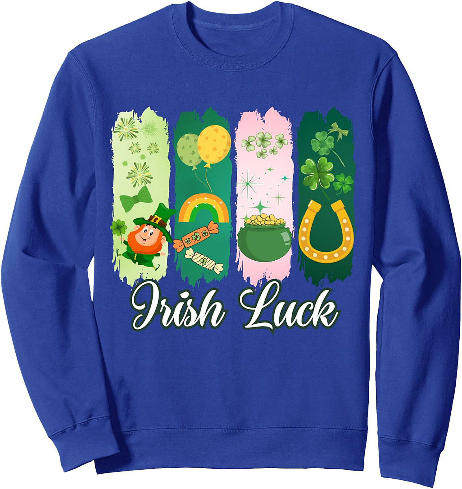 St. Patrick's Day Irish Luck Graphic Sweatshirt | Cozy Crewneck