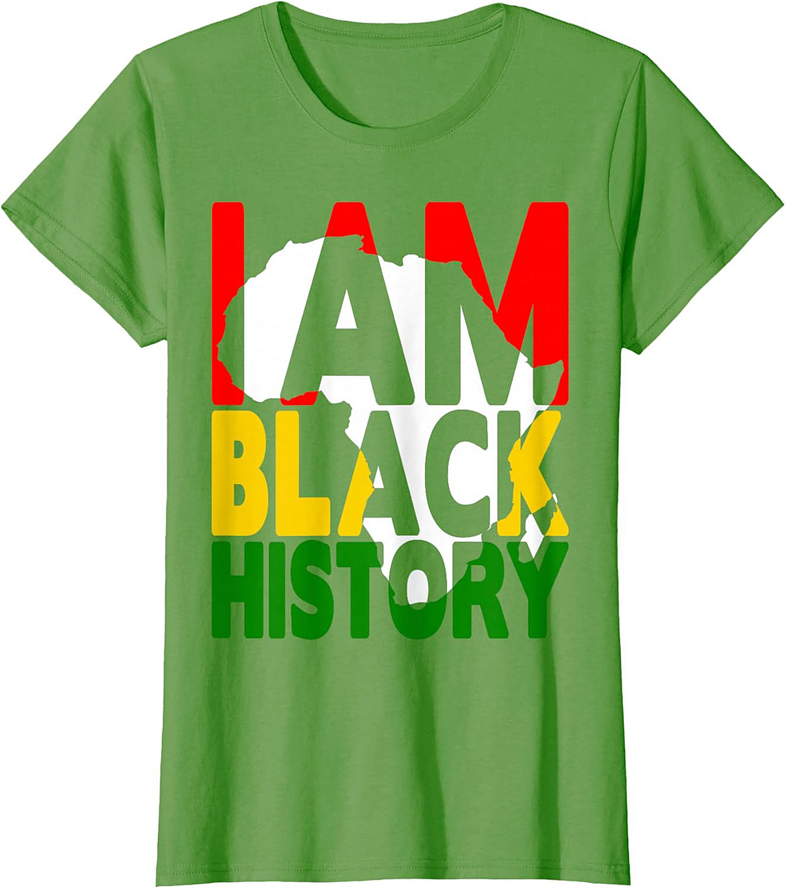 I Am Black History Africa Map T-Shirt – Pan-African Heritage Tee
