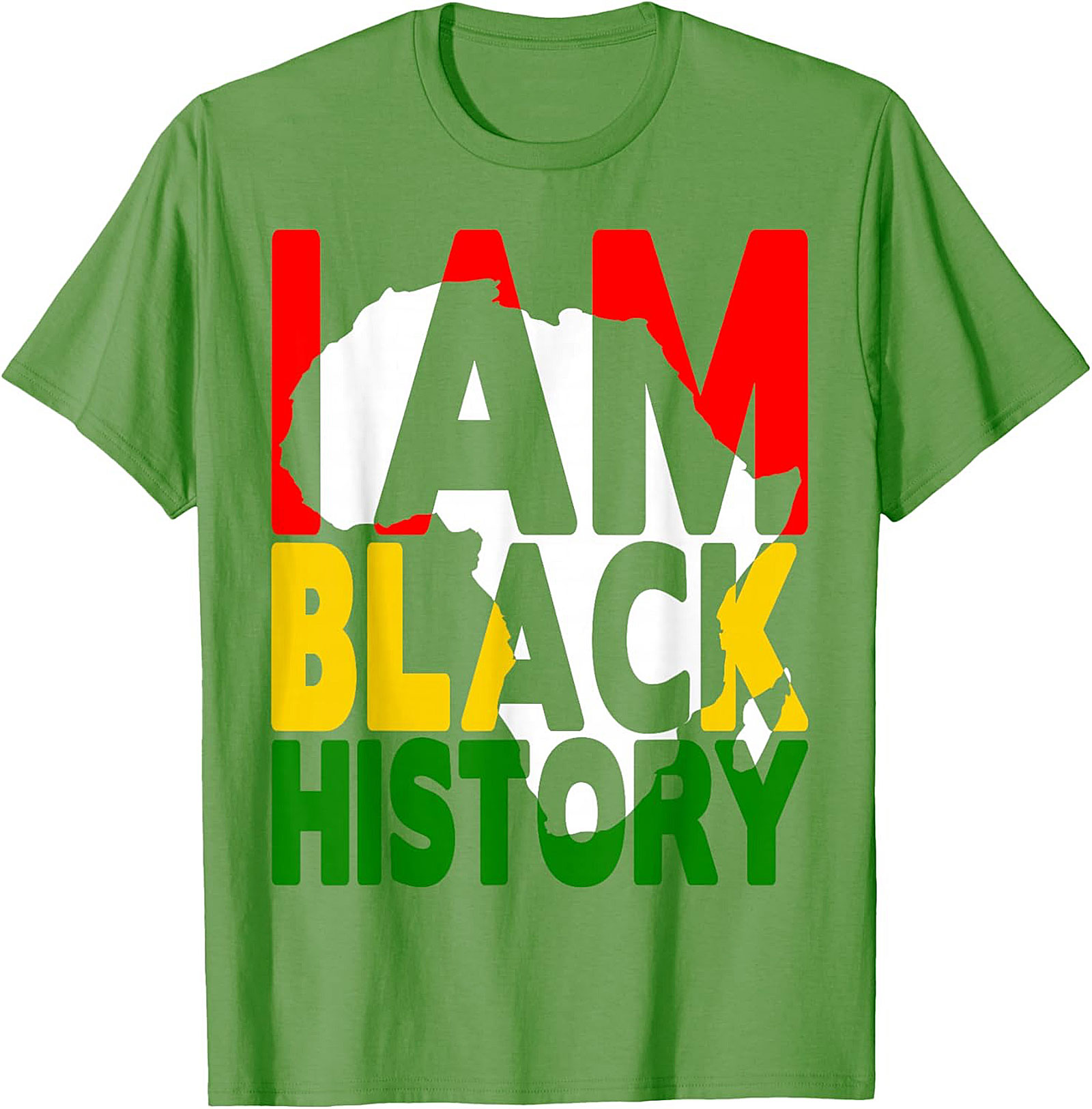 I Am Black History Africa Map T-Shirt – Pan-African Heritage Tee