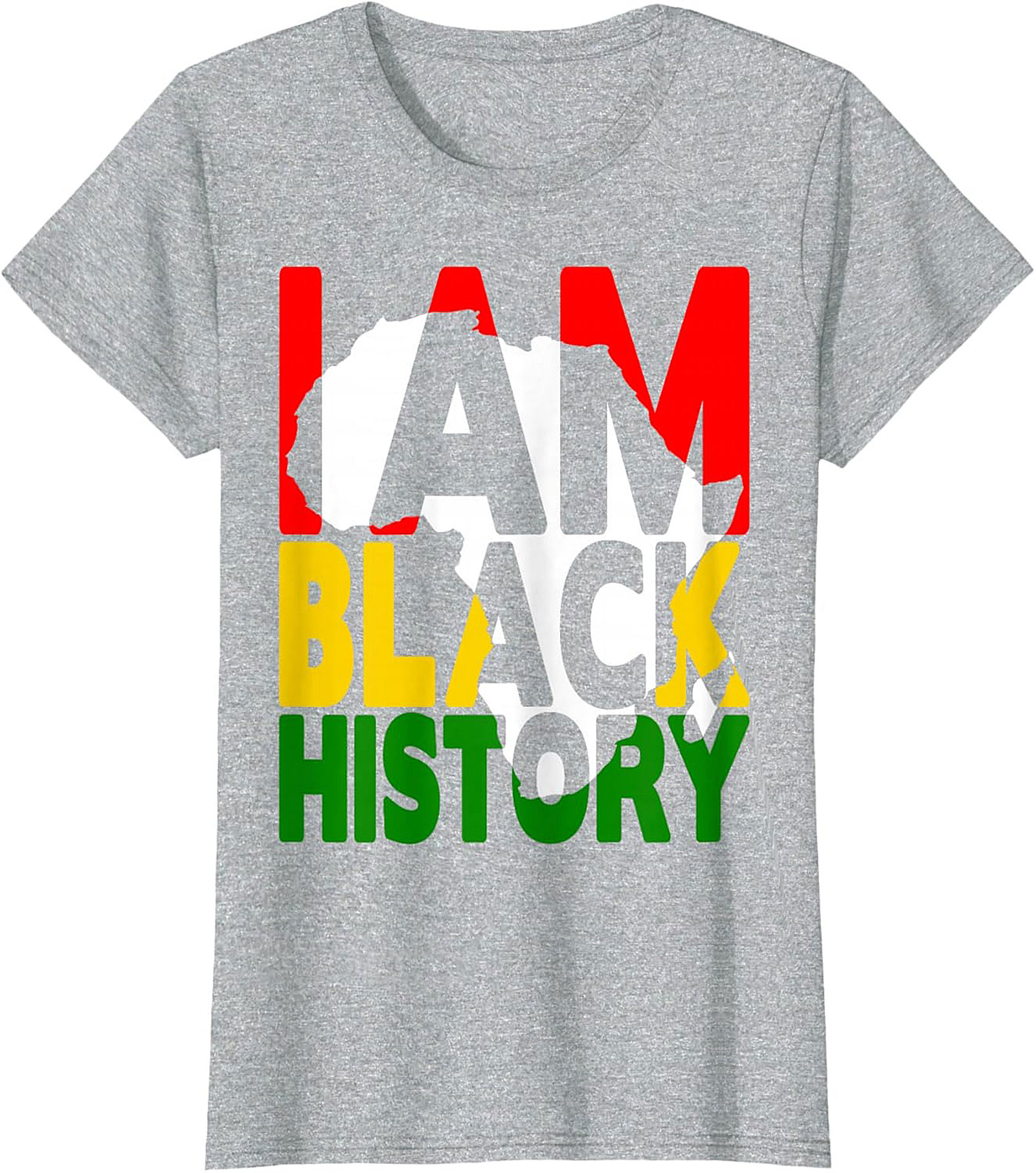 I Am Black History Africa Map T-Shirt – Pan-African Heritage Tee