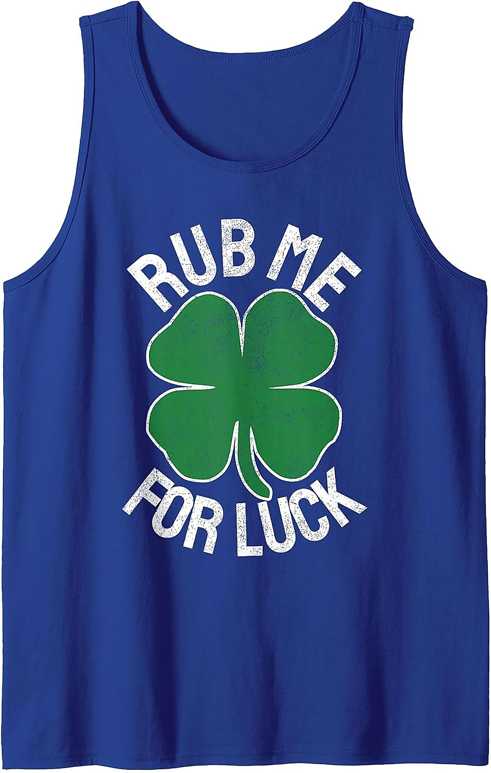 Rub Me For Luck St. Patrick's Day Tank Top | Lucky Graphic Tank
