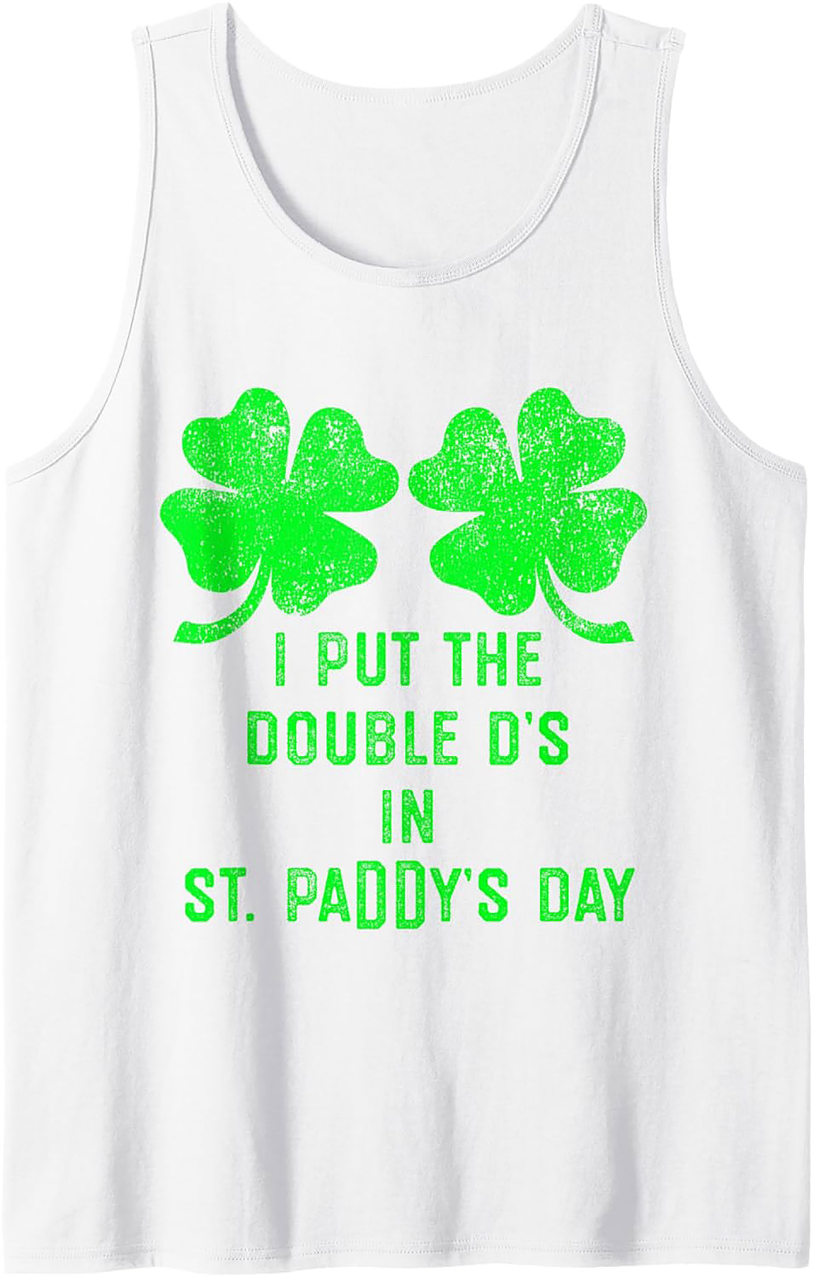Double D's St. Paddy's Day Tank Top | Funny Irish Graphic Tee