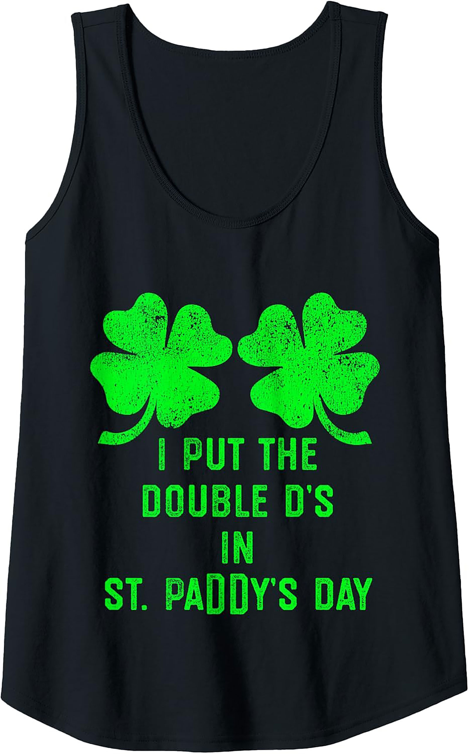 Double D's St. Paddy's Day Tank Top | Funny Irish Graphic Tee