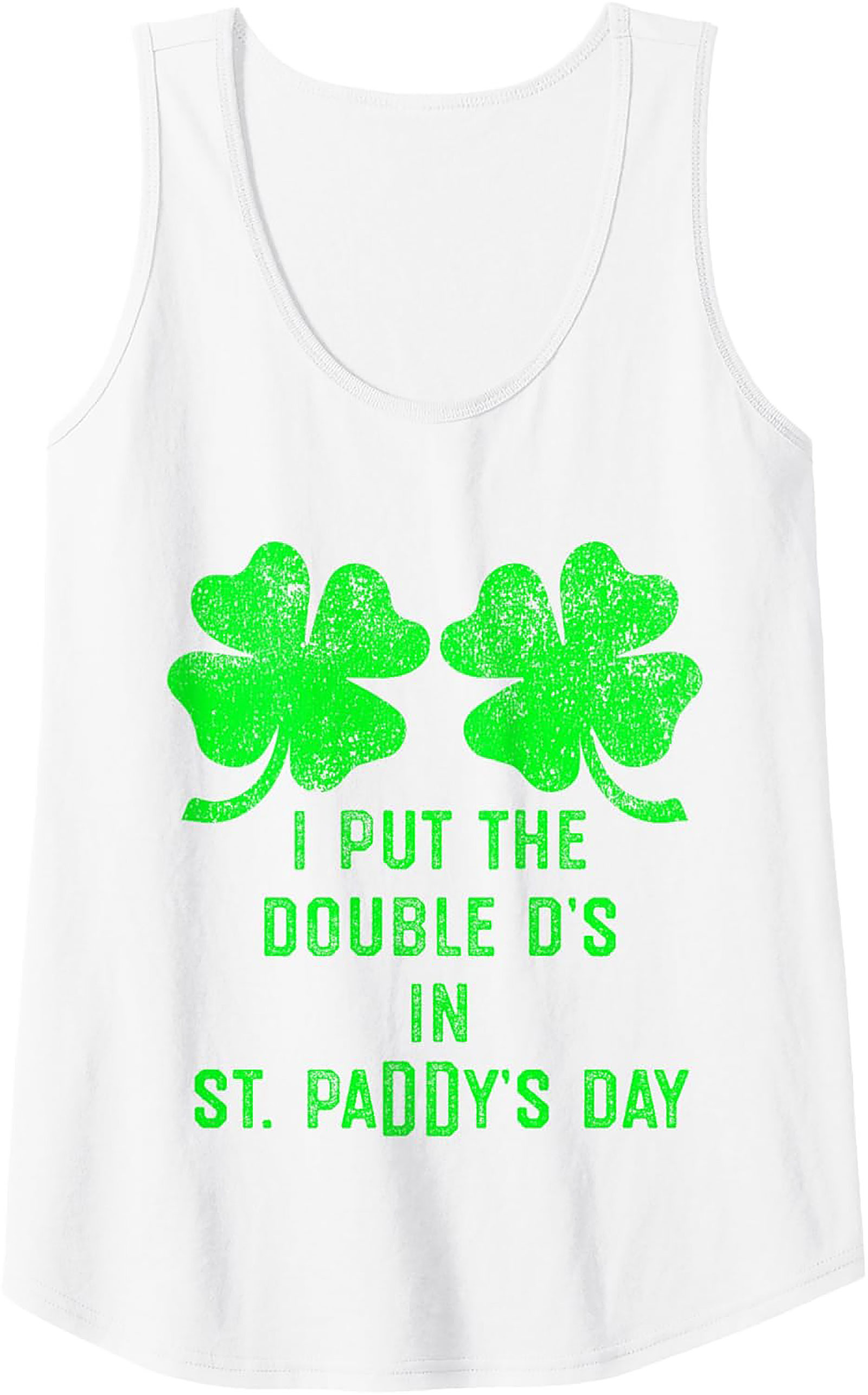 Double D's St. Paddy's Day Tank Top | Funny Irish Graphic Tee