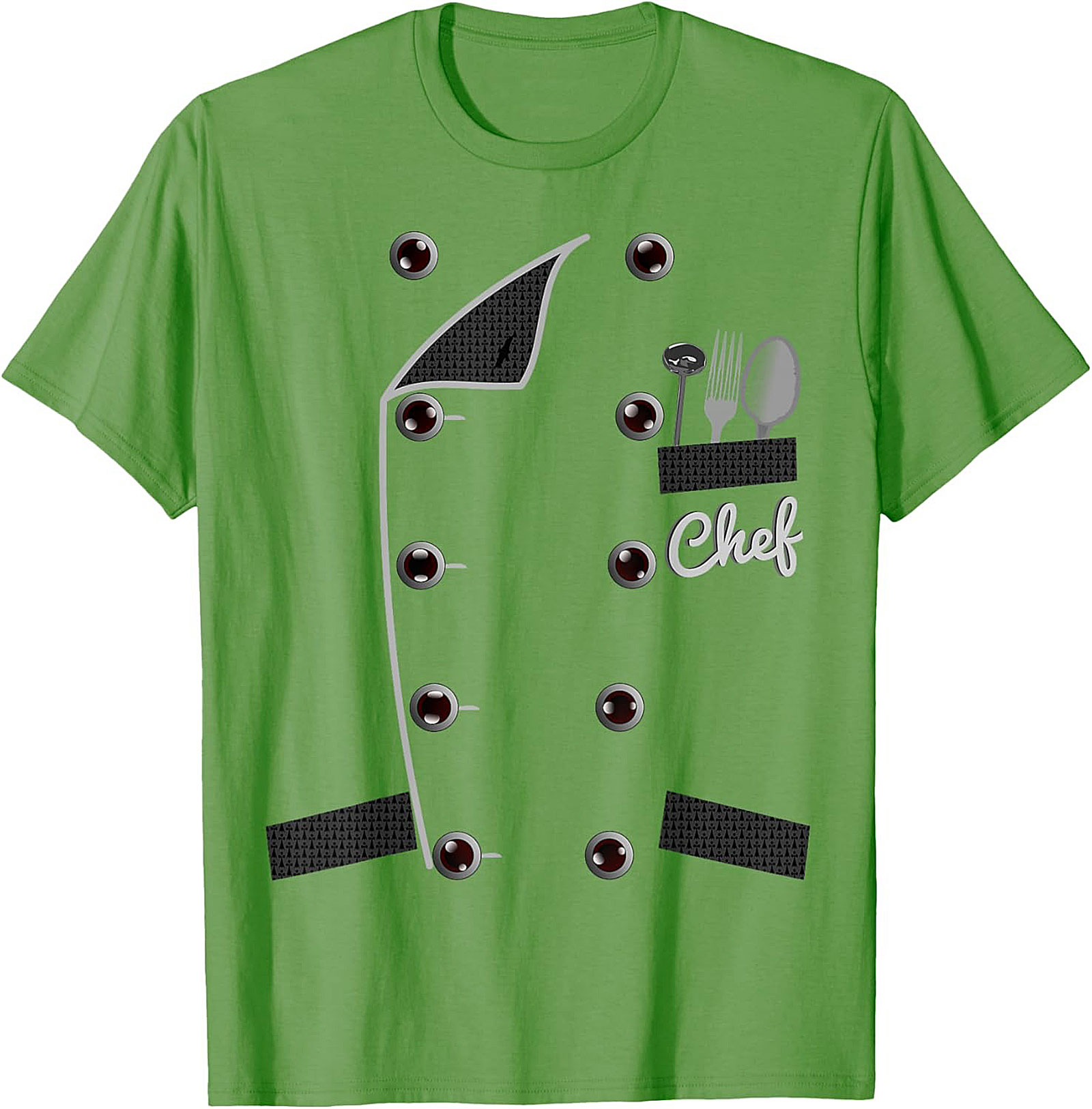  Chef Uniform Graphic Tee - Funny Culinary Costume T-Shirt