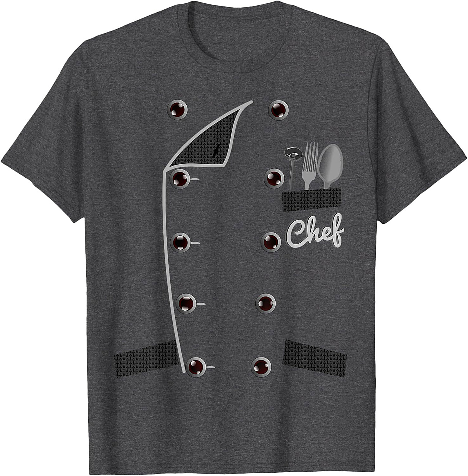  Chef Uniform Graphic Tee - Funny Culinary Costume T-Shirt