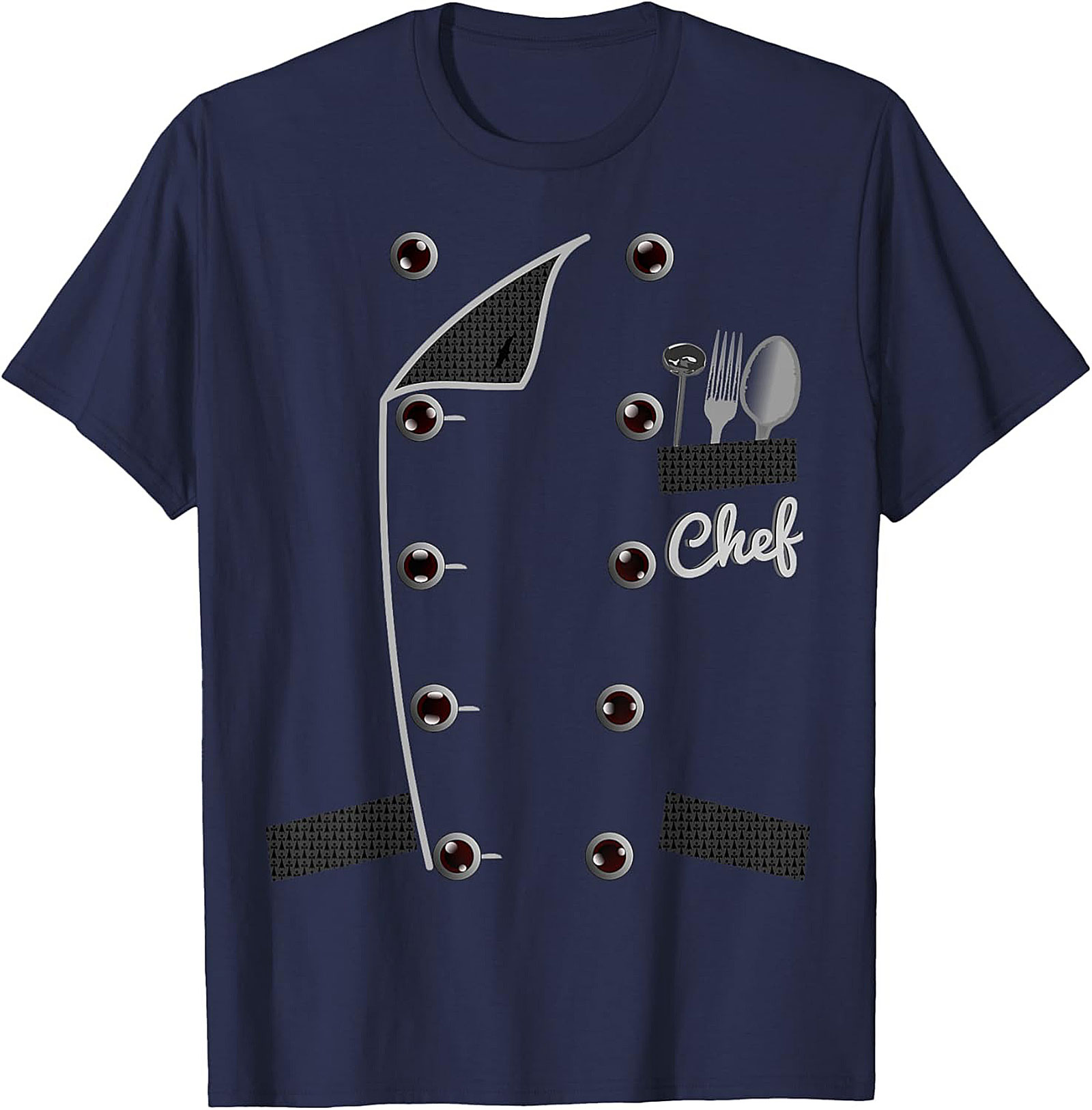  Chef Uniform Graphic Tee - Funny Culinary Costume T-Shirt