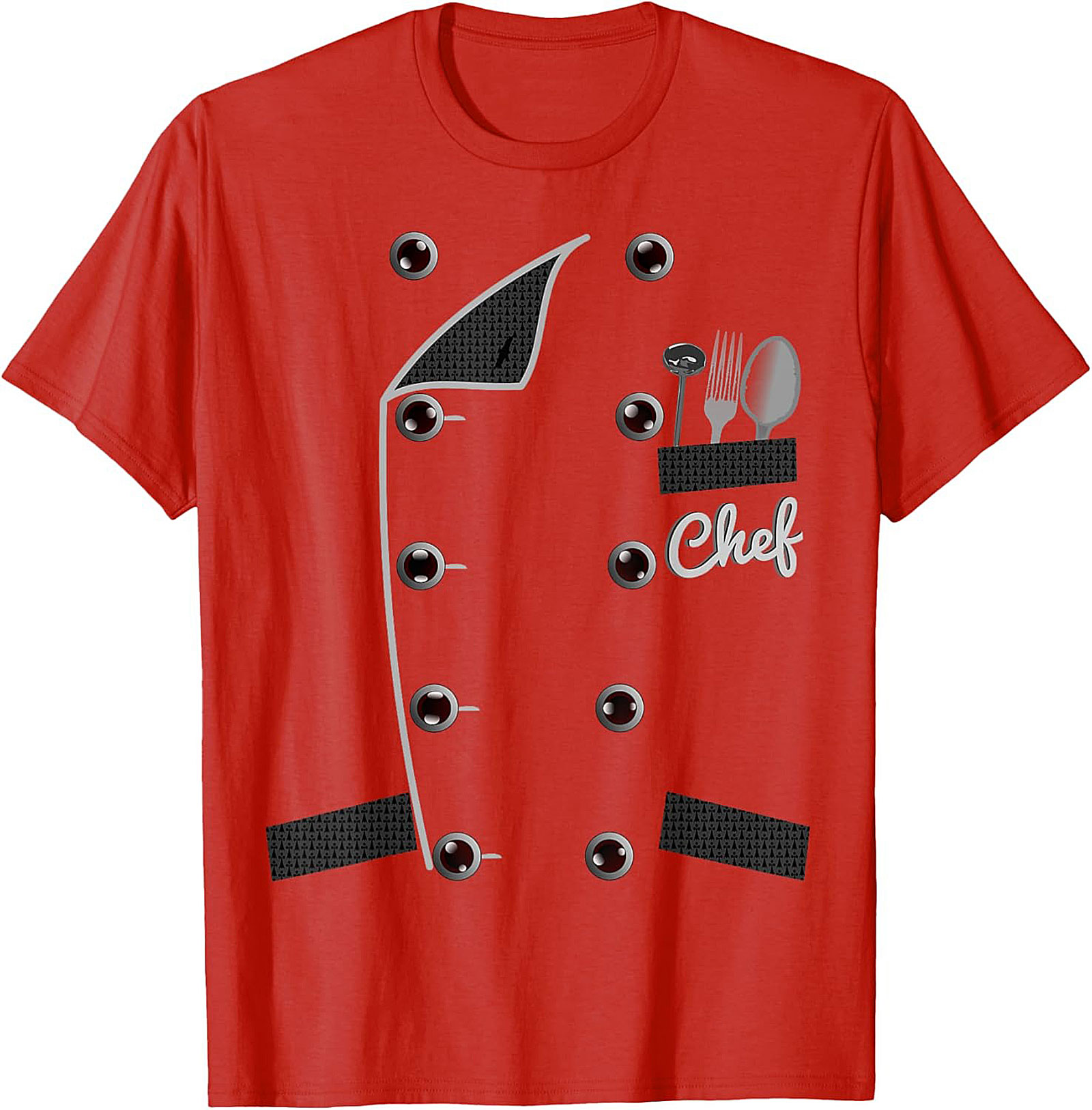  Chef Uniform Graphic Tee - Funny Culinary Costume T-Shirt