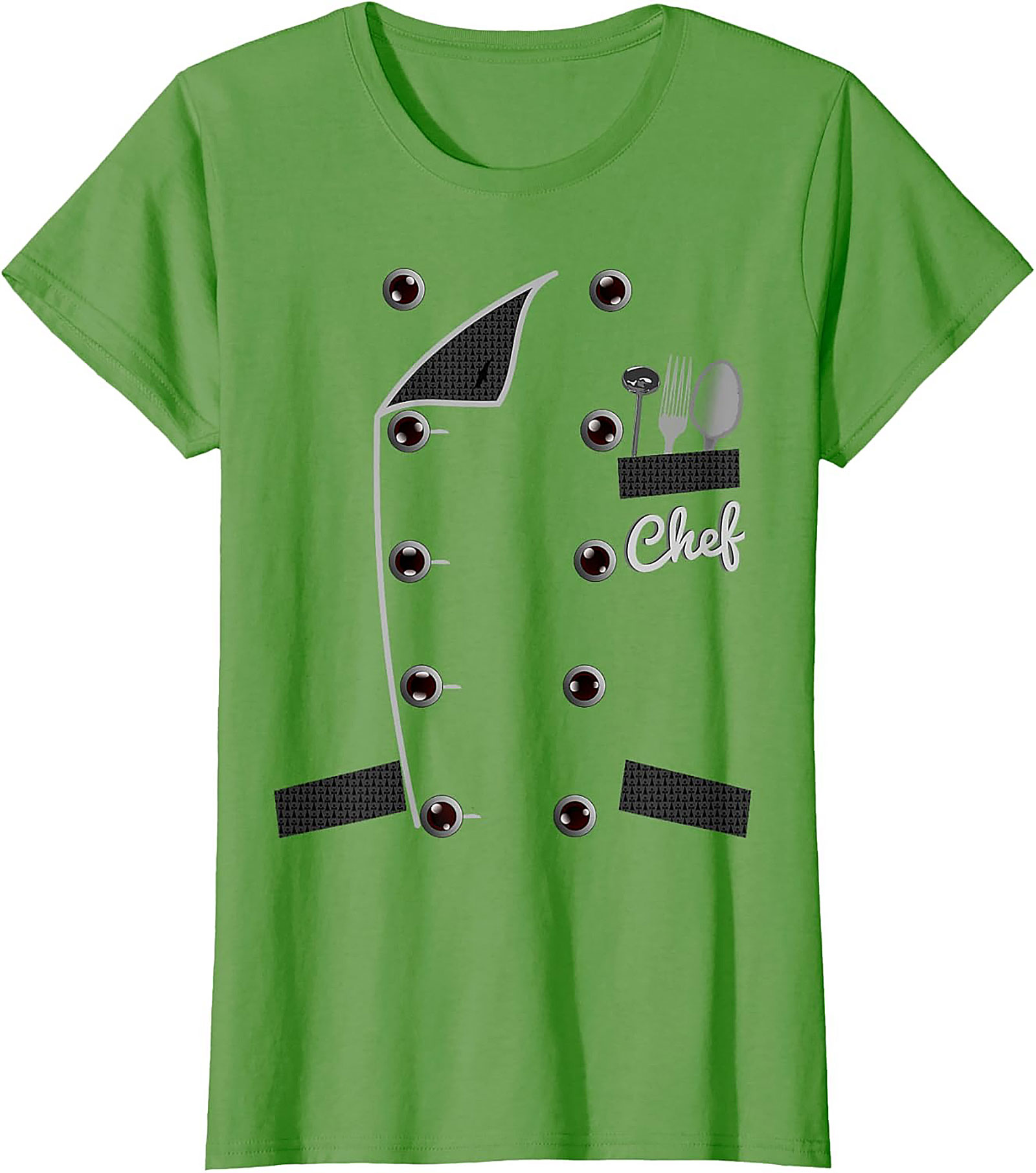  Chef Uniform Graphic Tee - Funny Culinary Costume T-Shirt