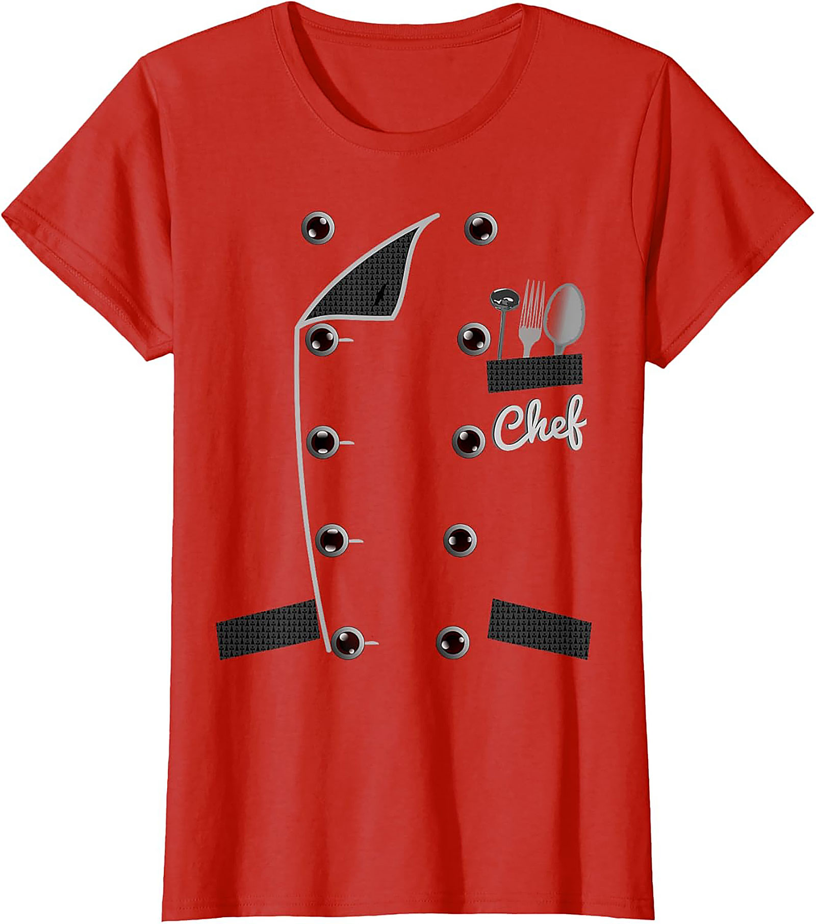  Chef Uniform Graphic Tee - Funny Culinary Costume T-Shirt