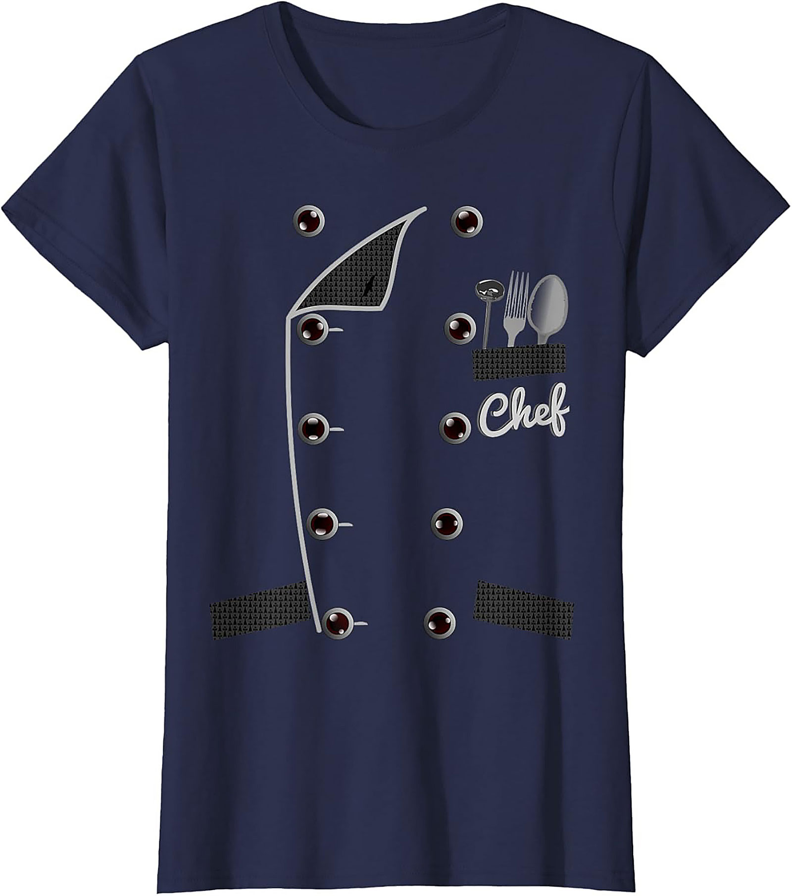  Chef Uniform Graphic Tee - Funny Culinary Costume T-Shirt