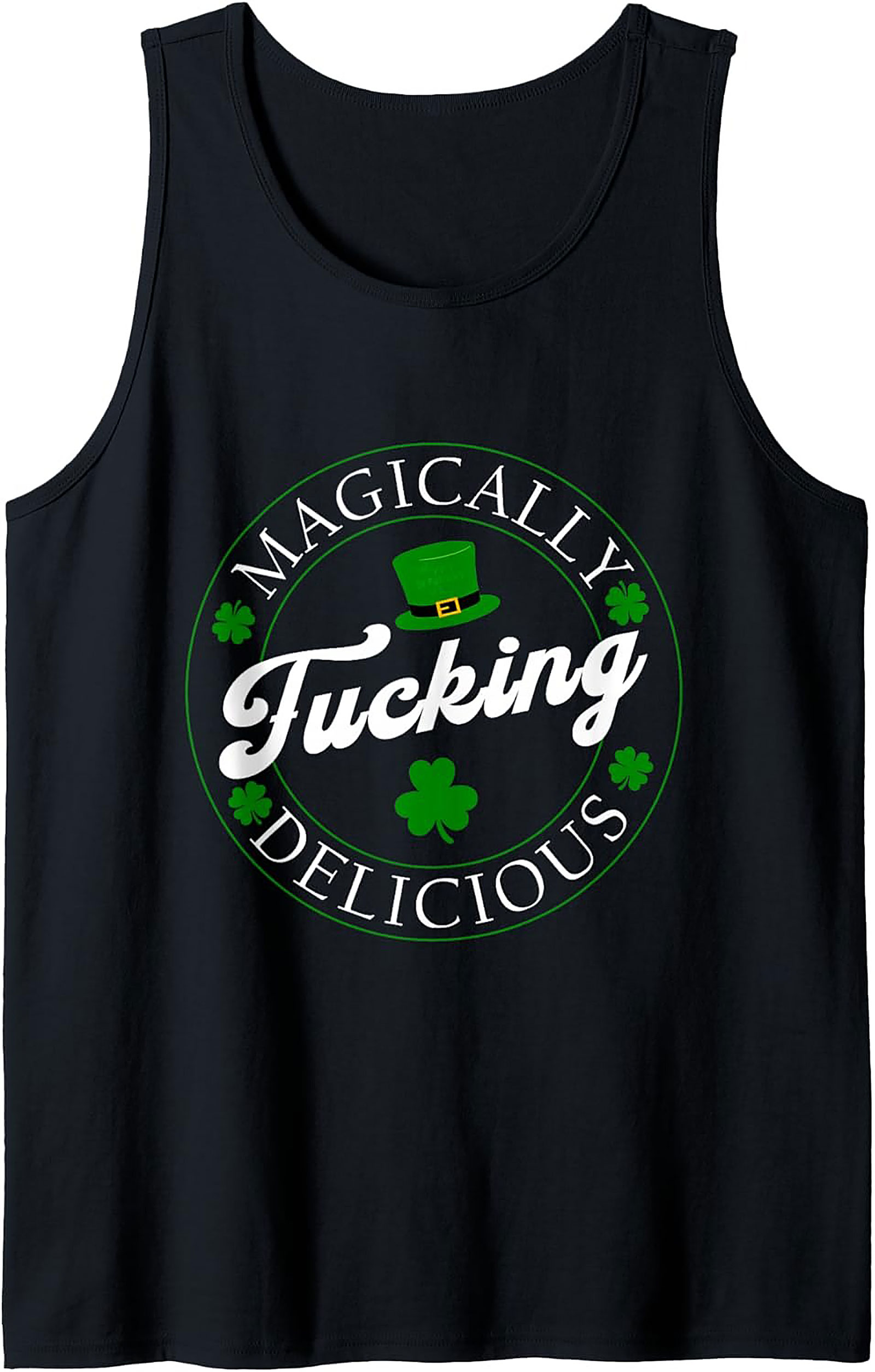Magically Fucking Delicious Tank Top | Funny St. Paddy's Tee