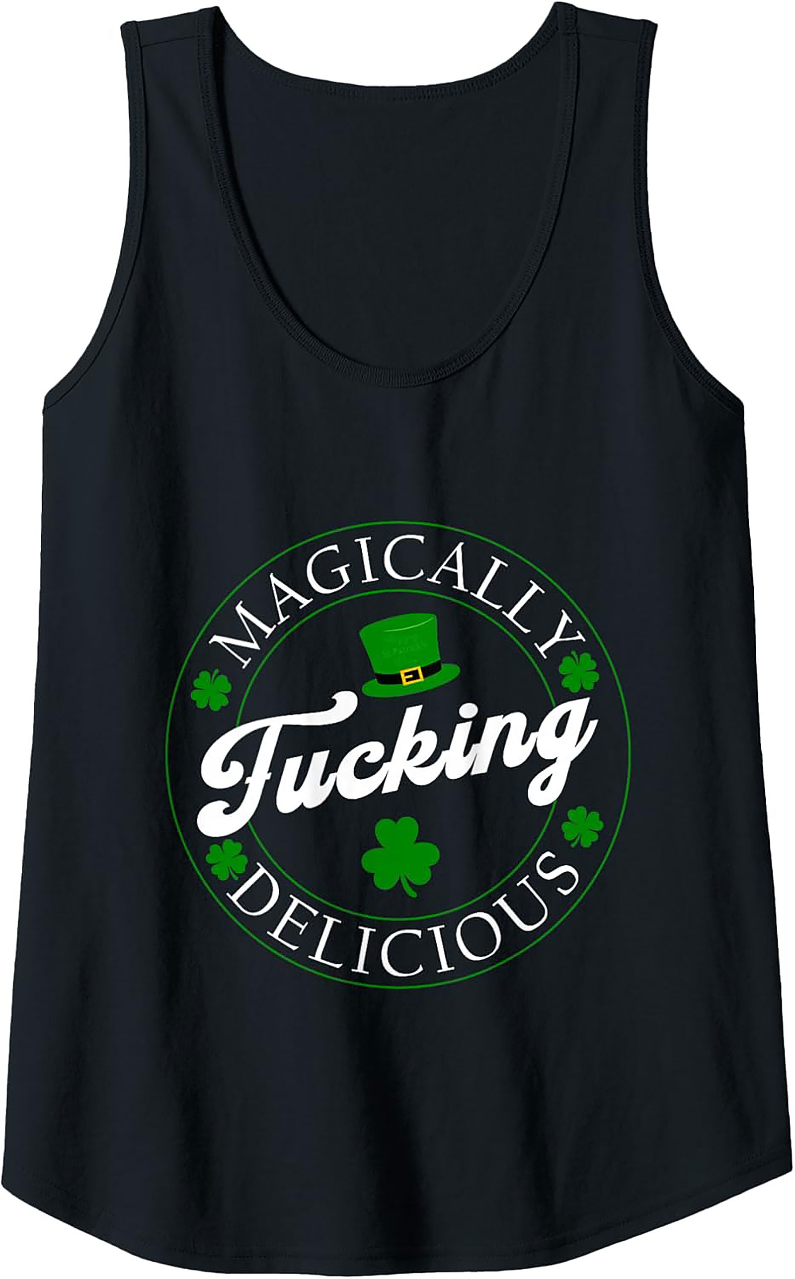 Magically Fucking Delicious Tank Top | Funny St. Paddy's Tee