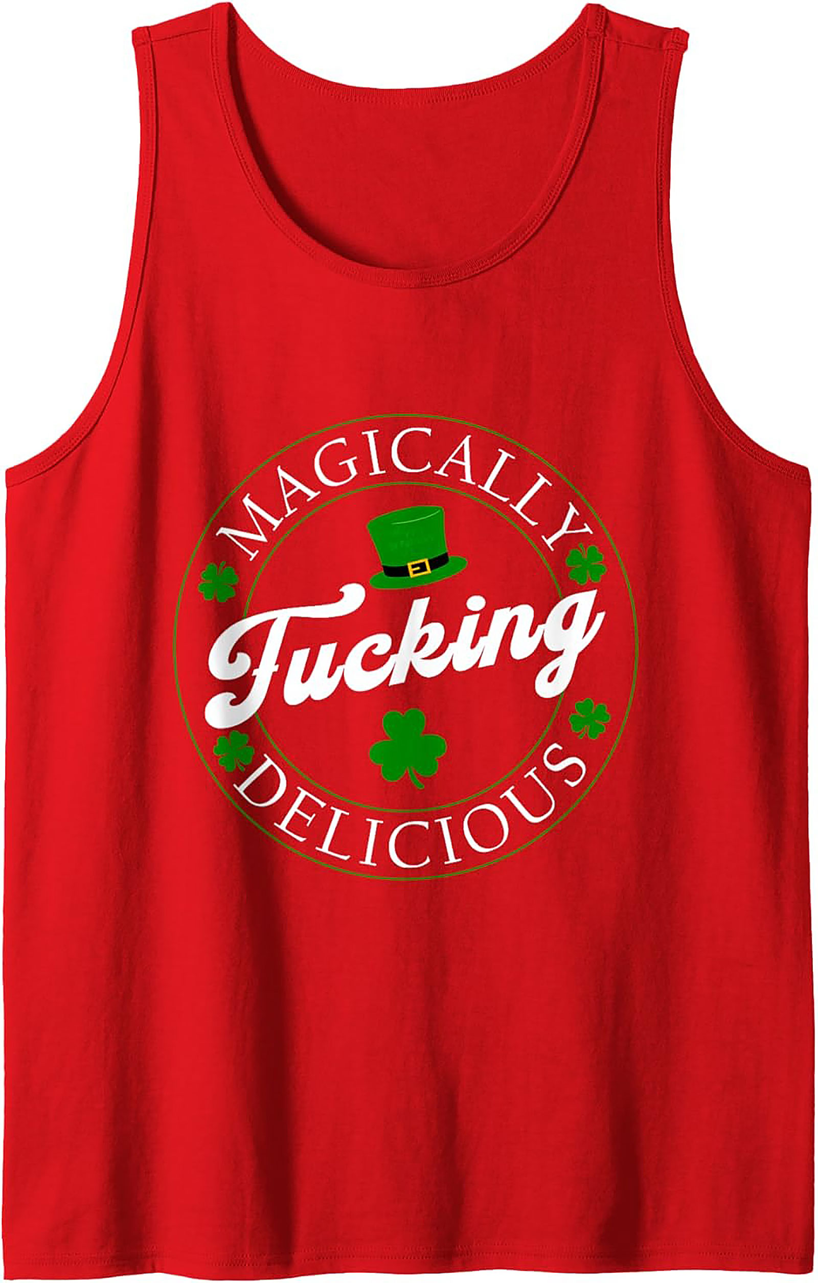 Magically Fucking Delicious Tank Top | Funny St. Paddy's Tee