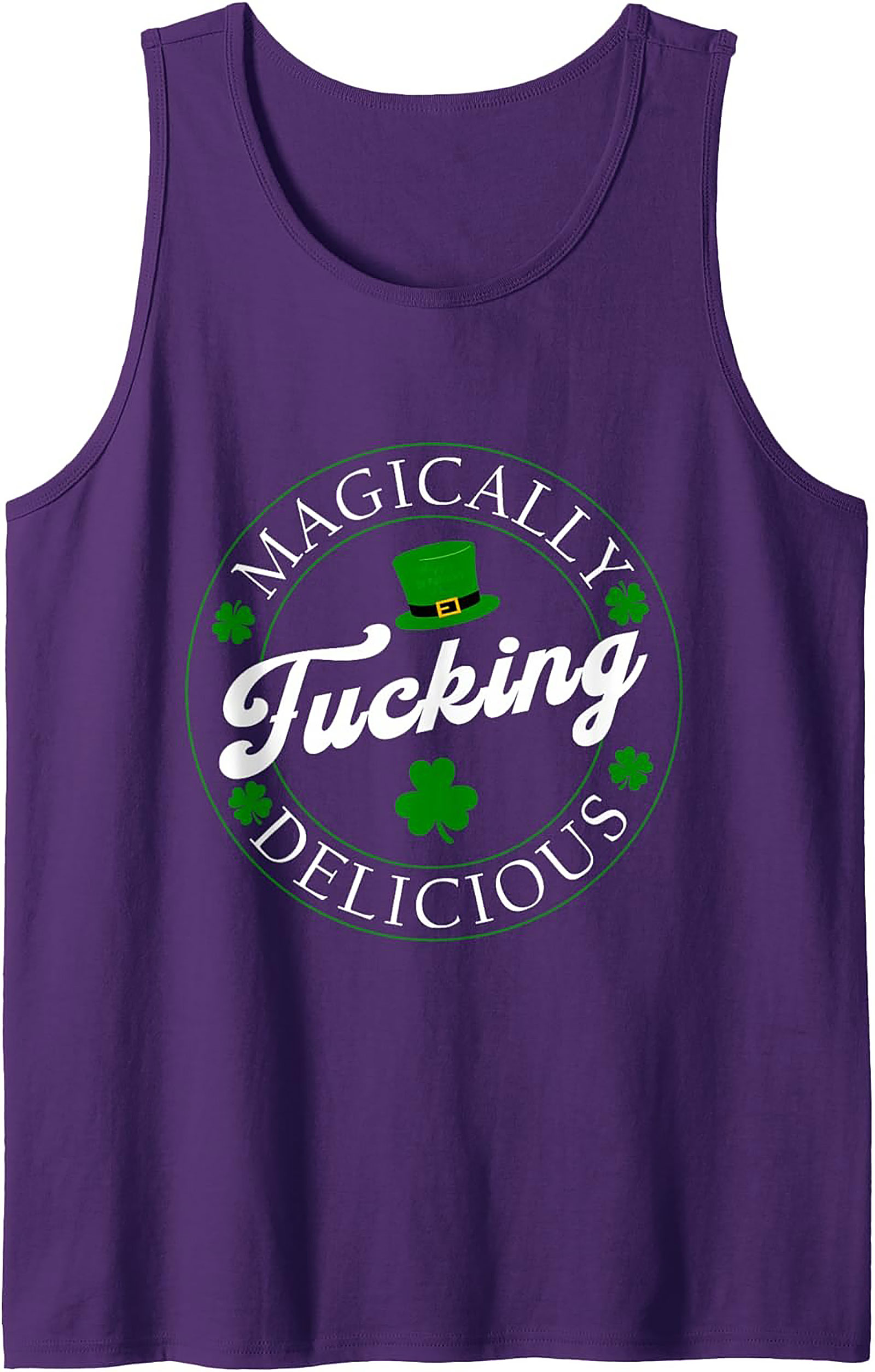 Magically Fucking Delicious Tank Top | Funny St. Paddy's Tee