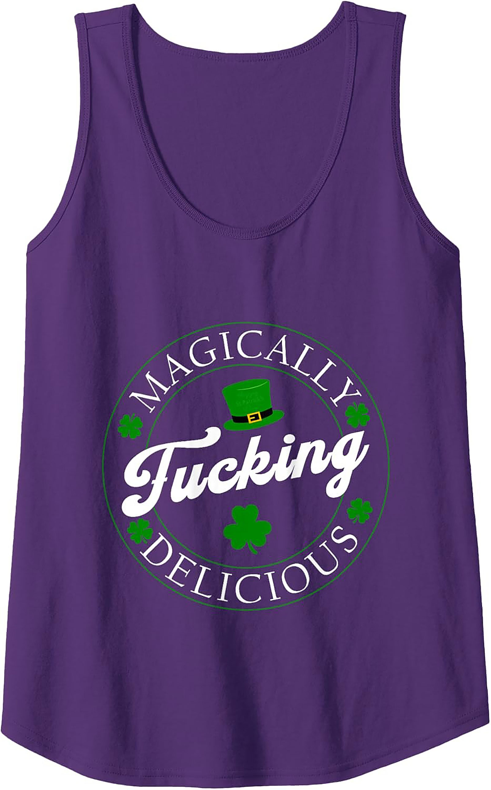 Magically Fucking Delicious Tank Top | Funny St. Paddy's Tee