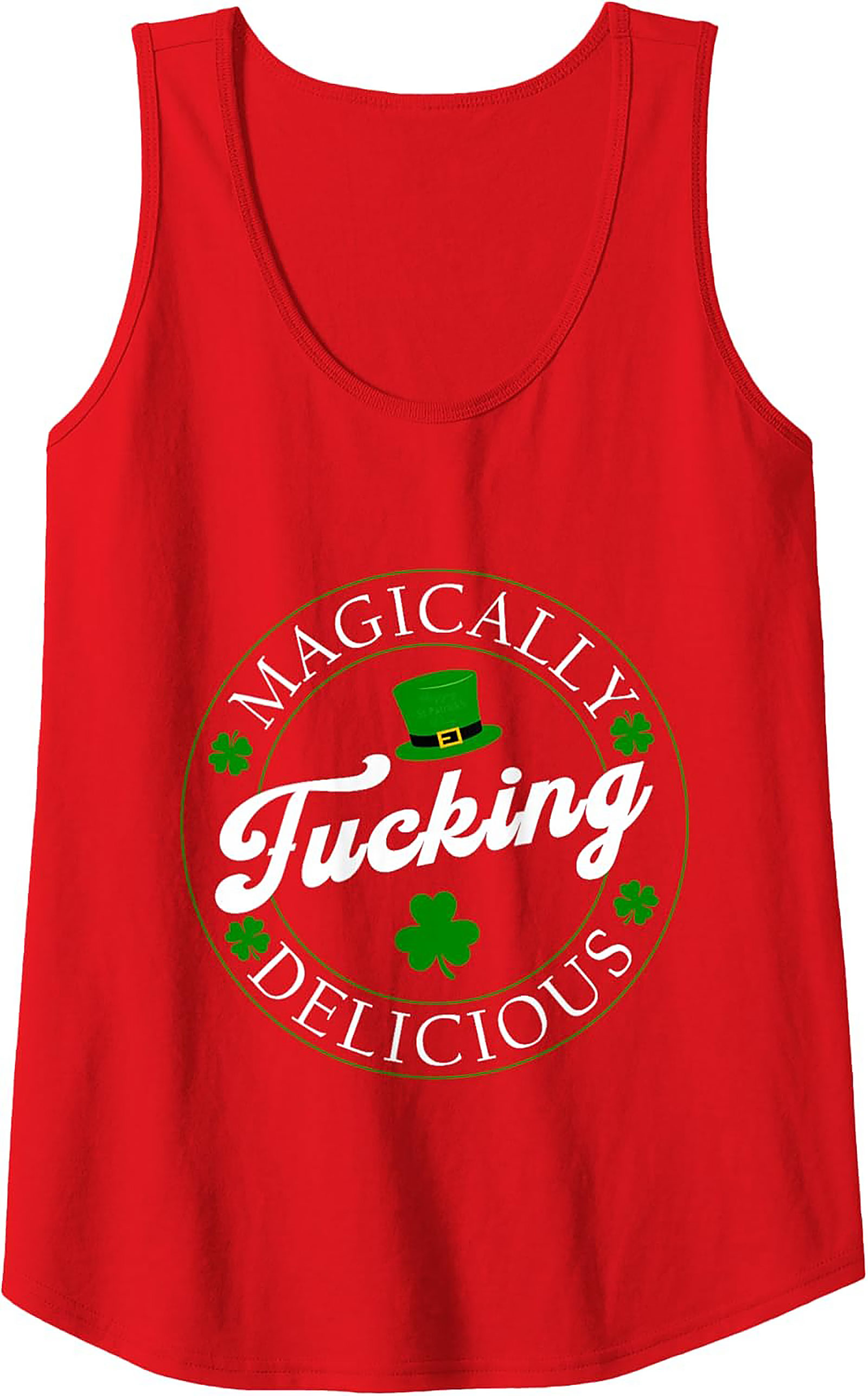 Magically Fucking Delicious Tank Top | Funny St. Paddy's Tee